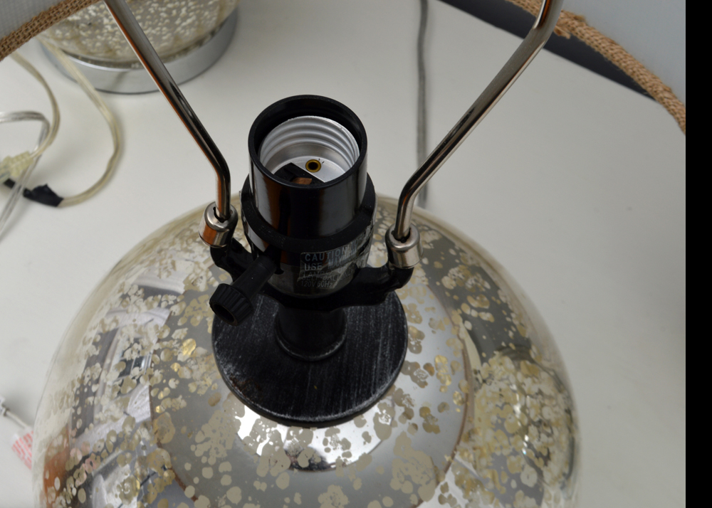 Mercury Glass Table Lamps