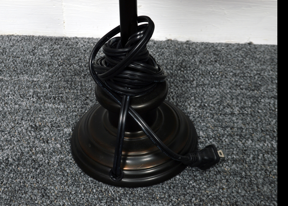 Contemporary Candlestick Style Adjustable Table Lamps