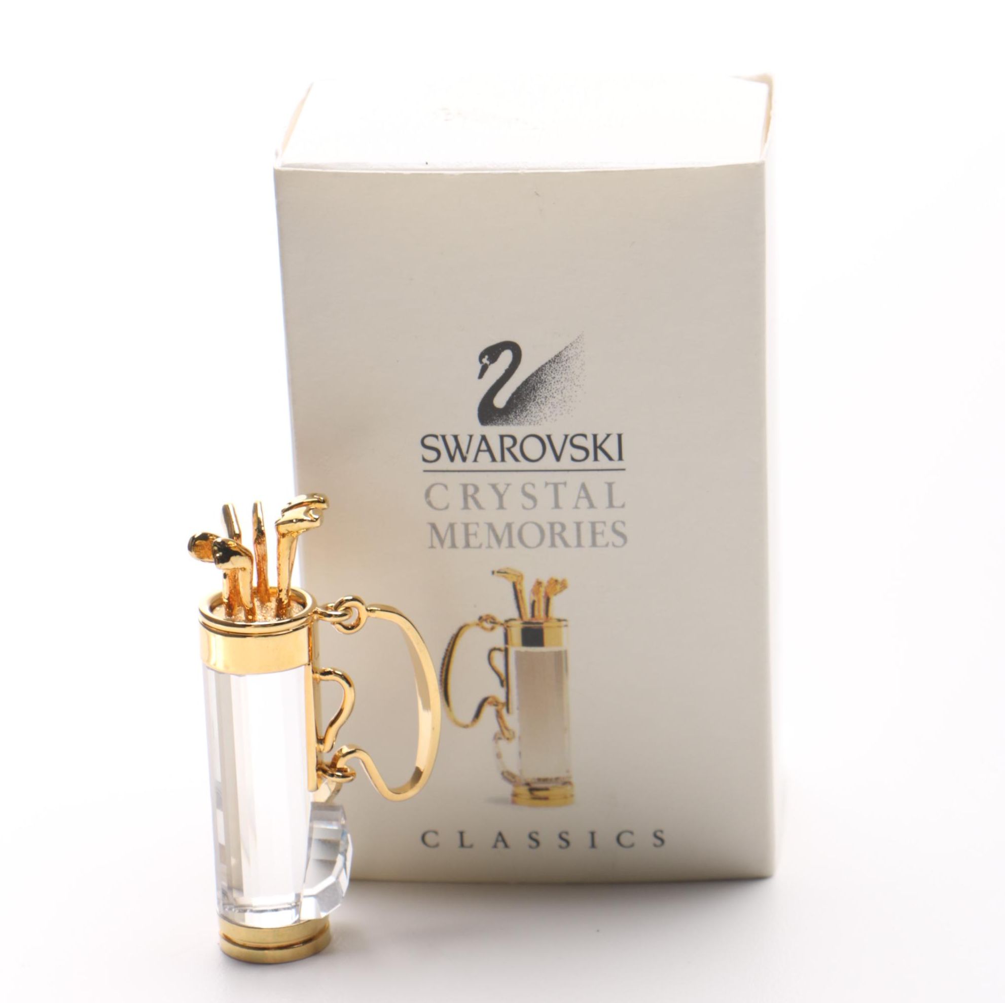 Swarovski "Crystal Memories Classics" Golf Bag Figurine