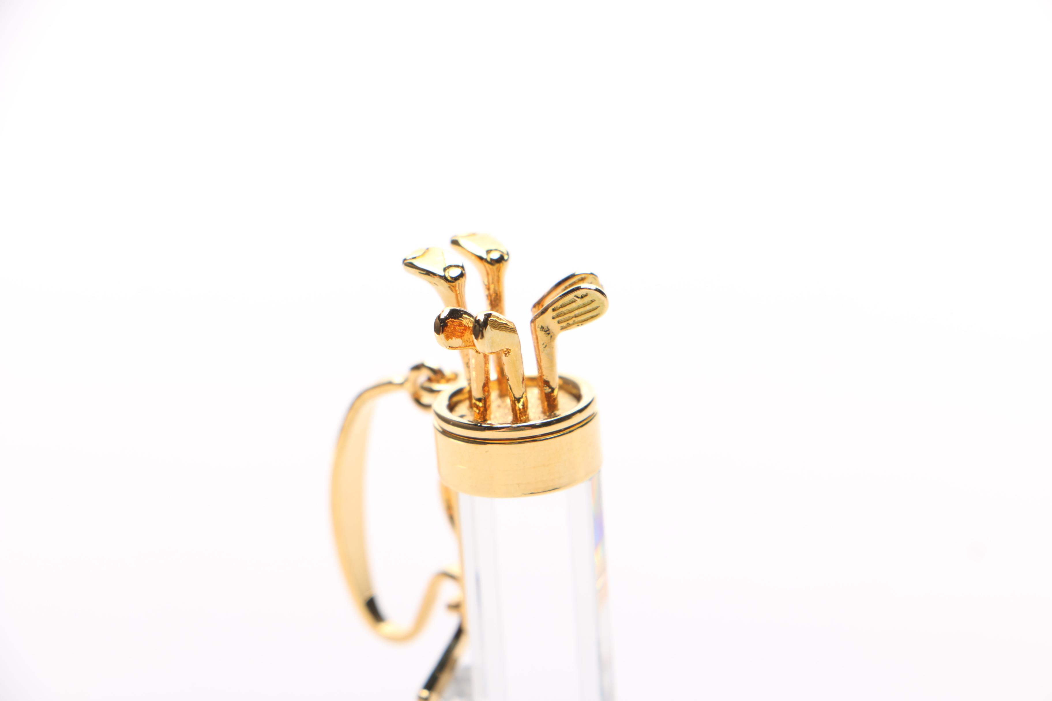 Swarovski "Crystal Memories Classics" Golf Bag Figurine