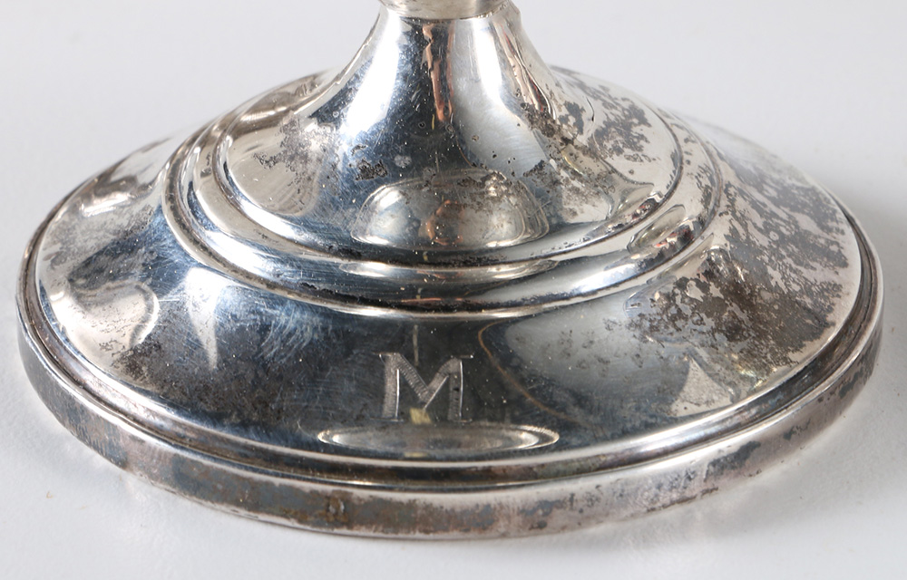 Weighted Sterling Candleholders and Compotes
