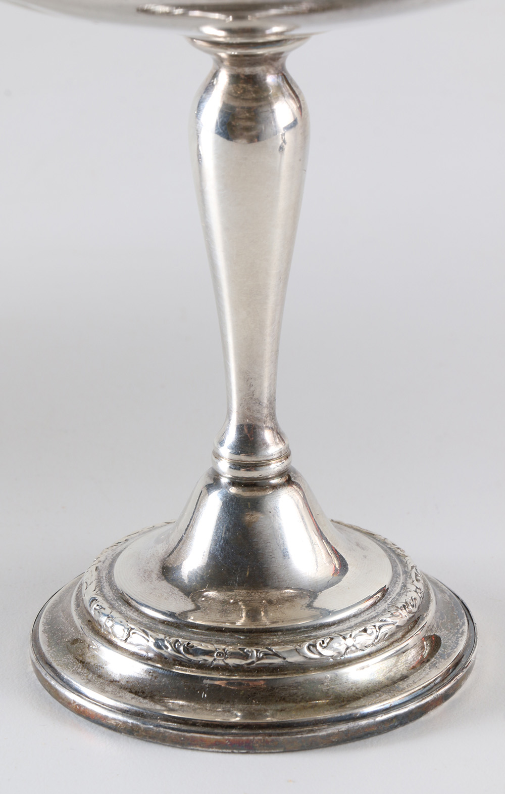Weighted Sterling Candleholders and Compotes