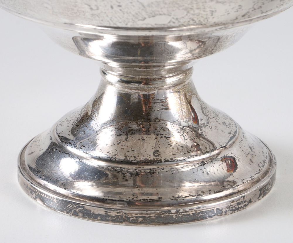 Weighted Sterling Candleholders and Compotes