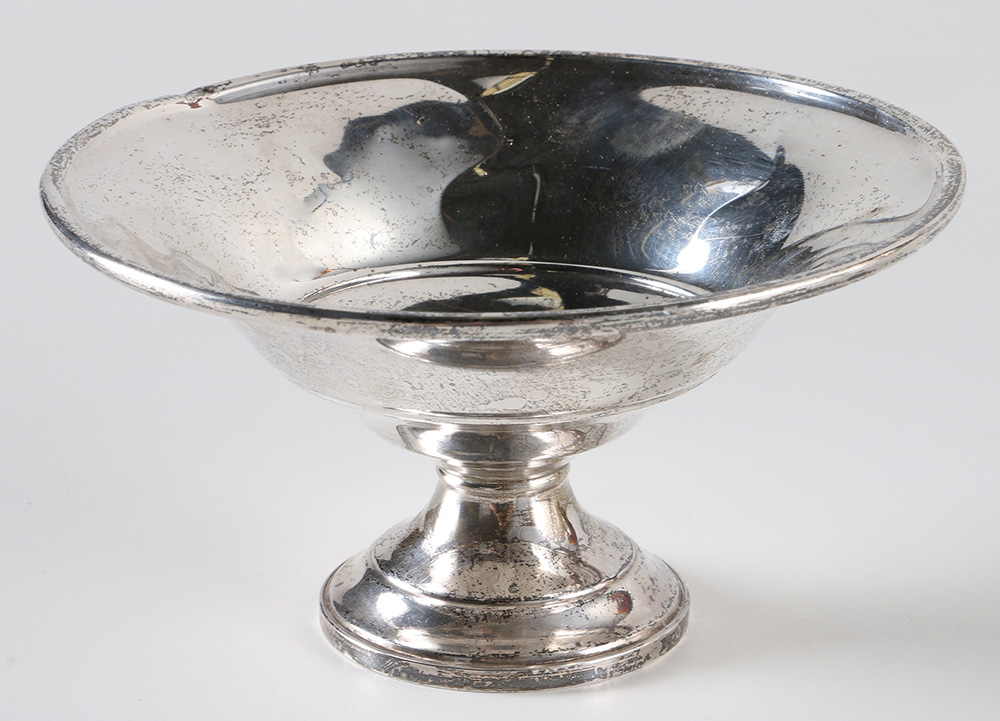 Weighted Sterling Candleholders and Compotes