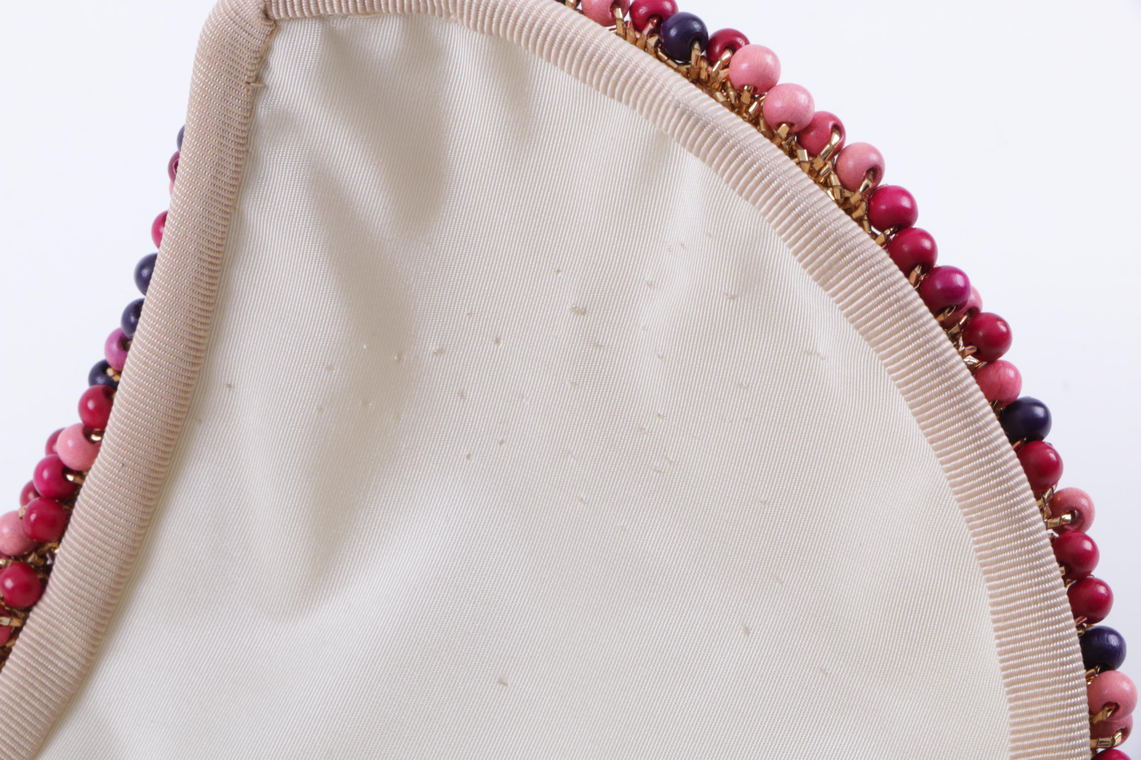 Matching Knitted Casque Hat and Handbag