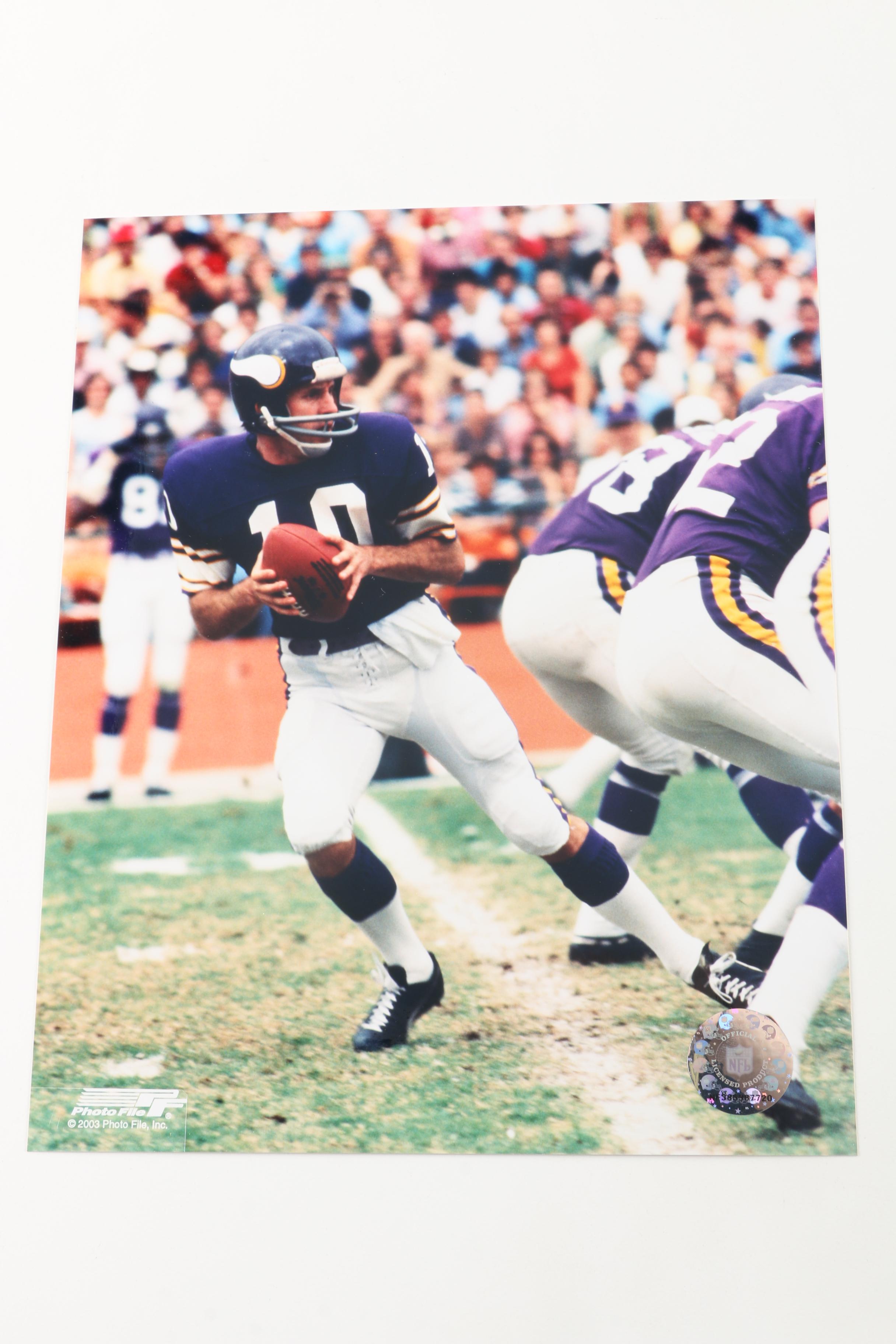 NFL Fran Tarkenton Photographs