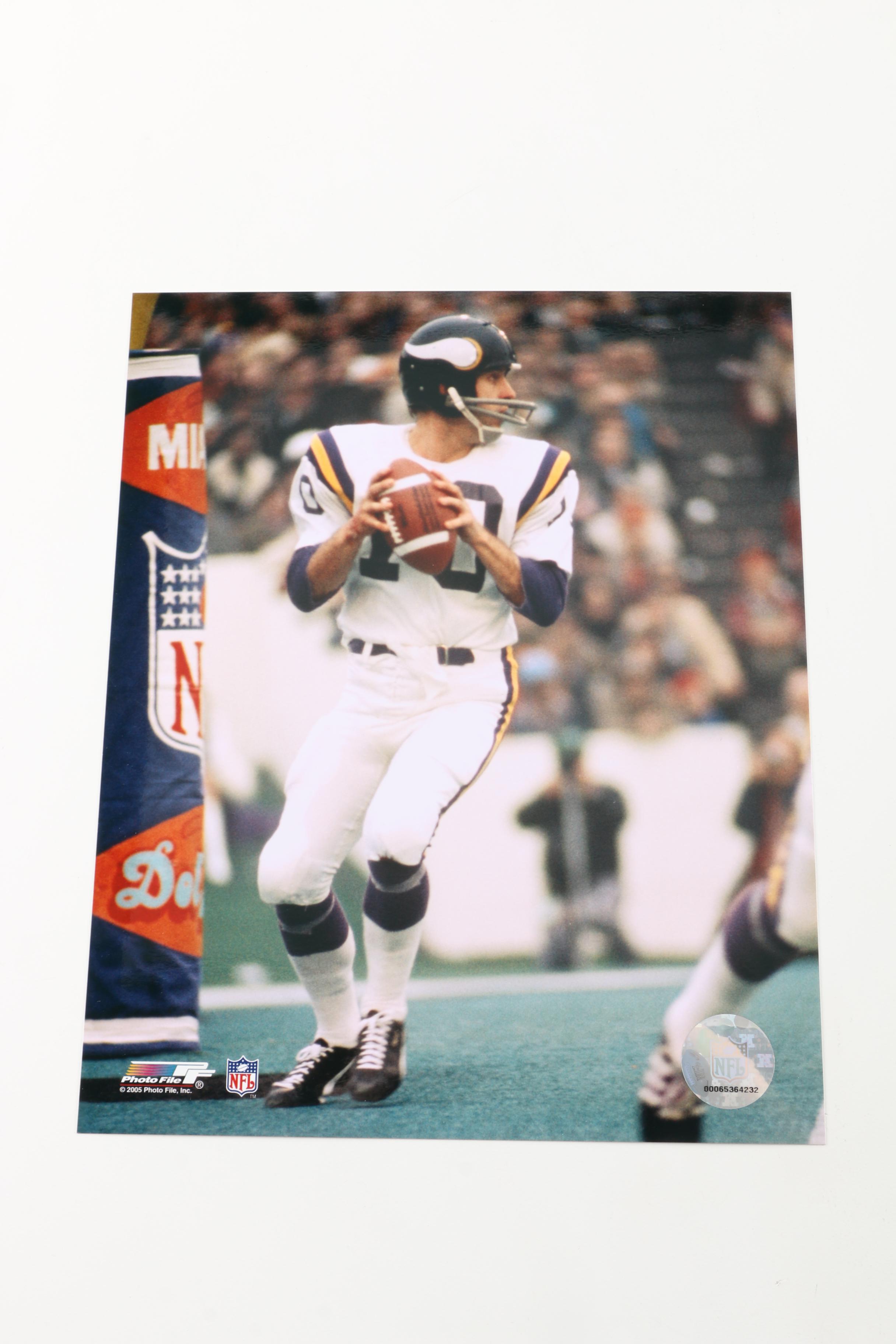 NFL Fran Tarkenton Photographs
