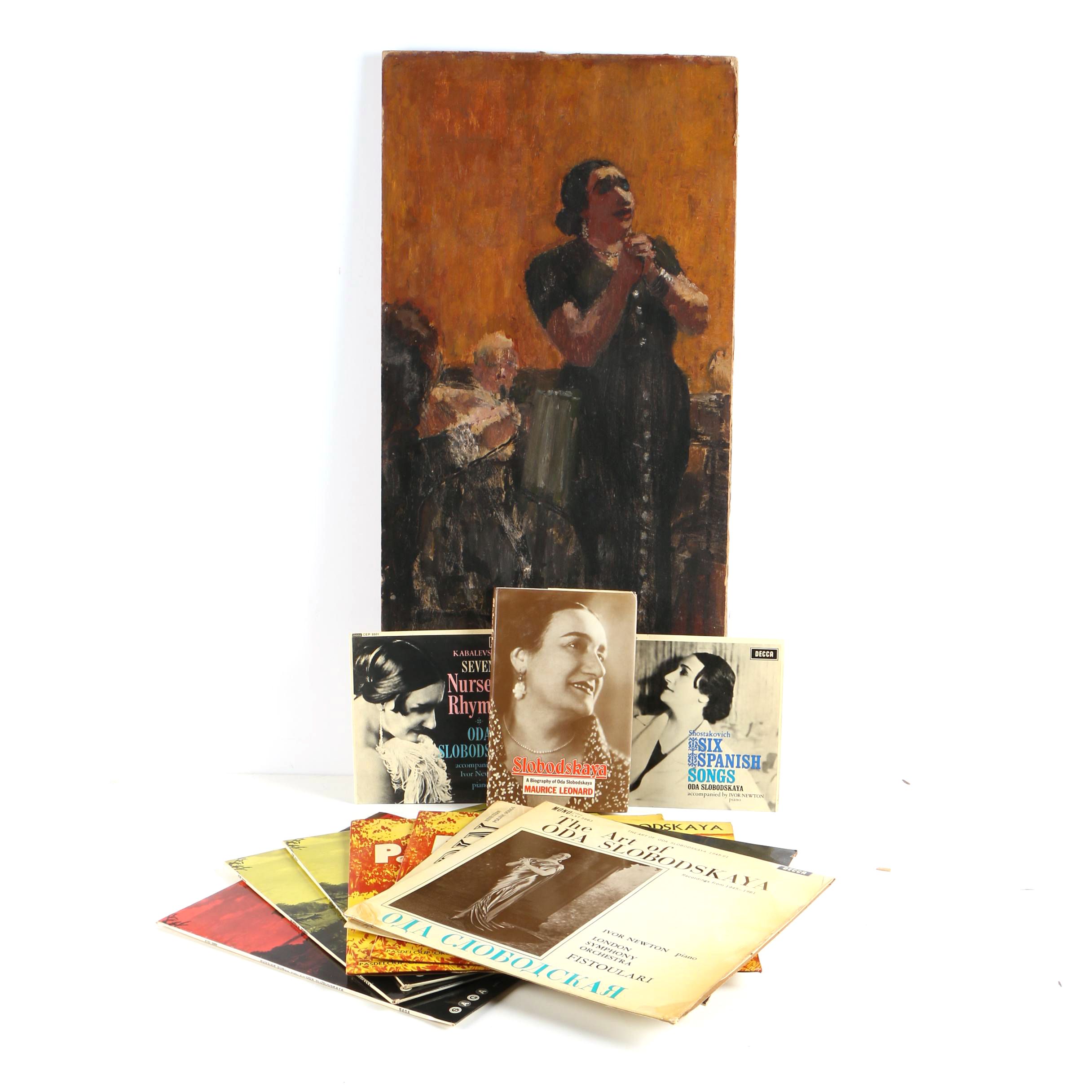 Oda Slobodskaya Records, Biography and Oil Portrait Painting