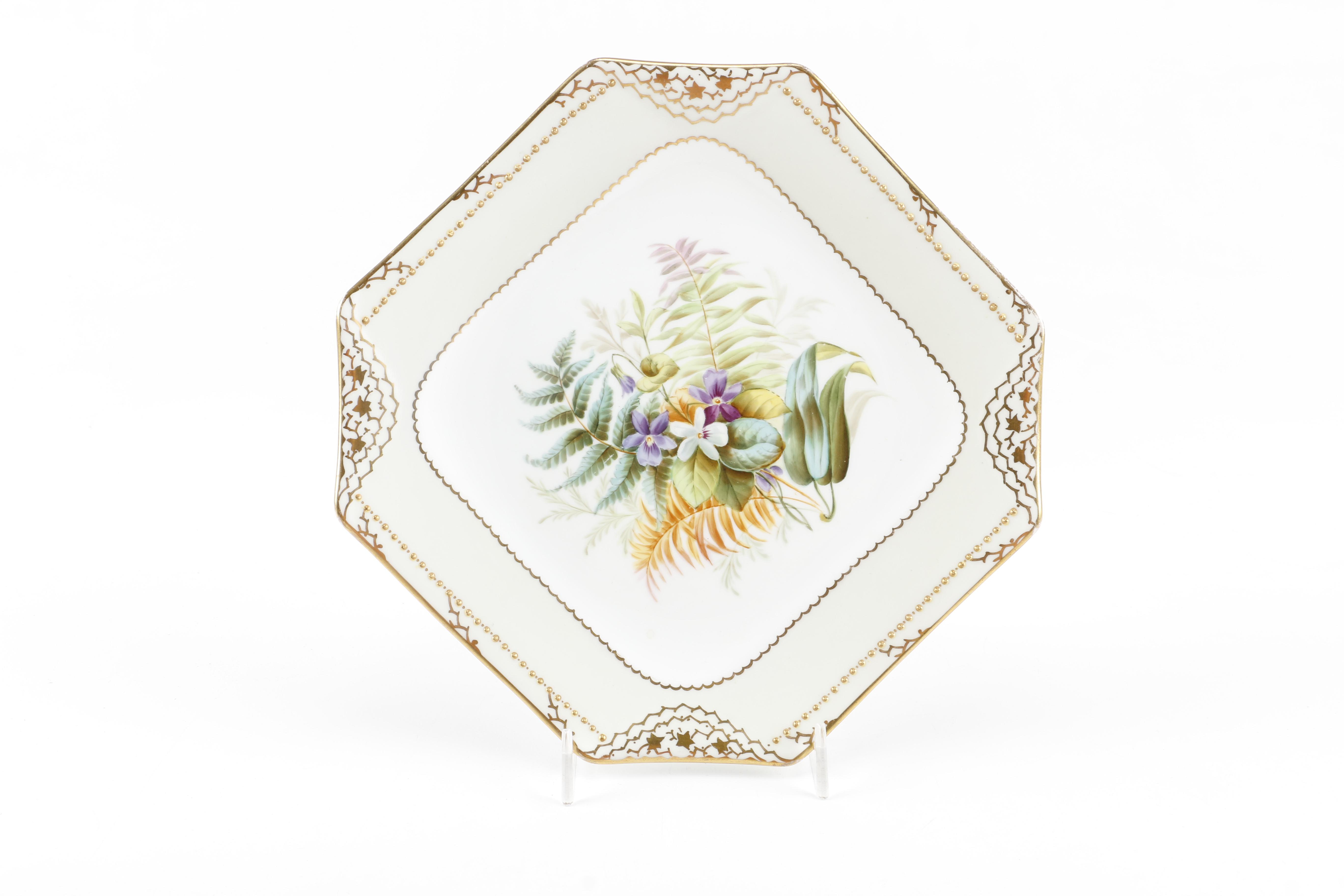 Porcelain Plates Featuring Bridgwood & Son