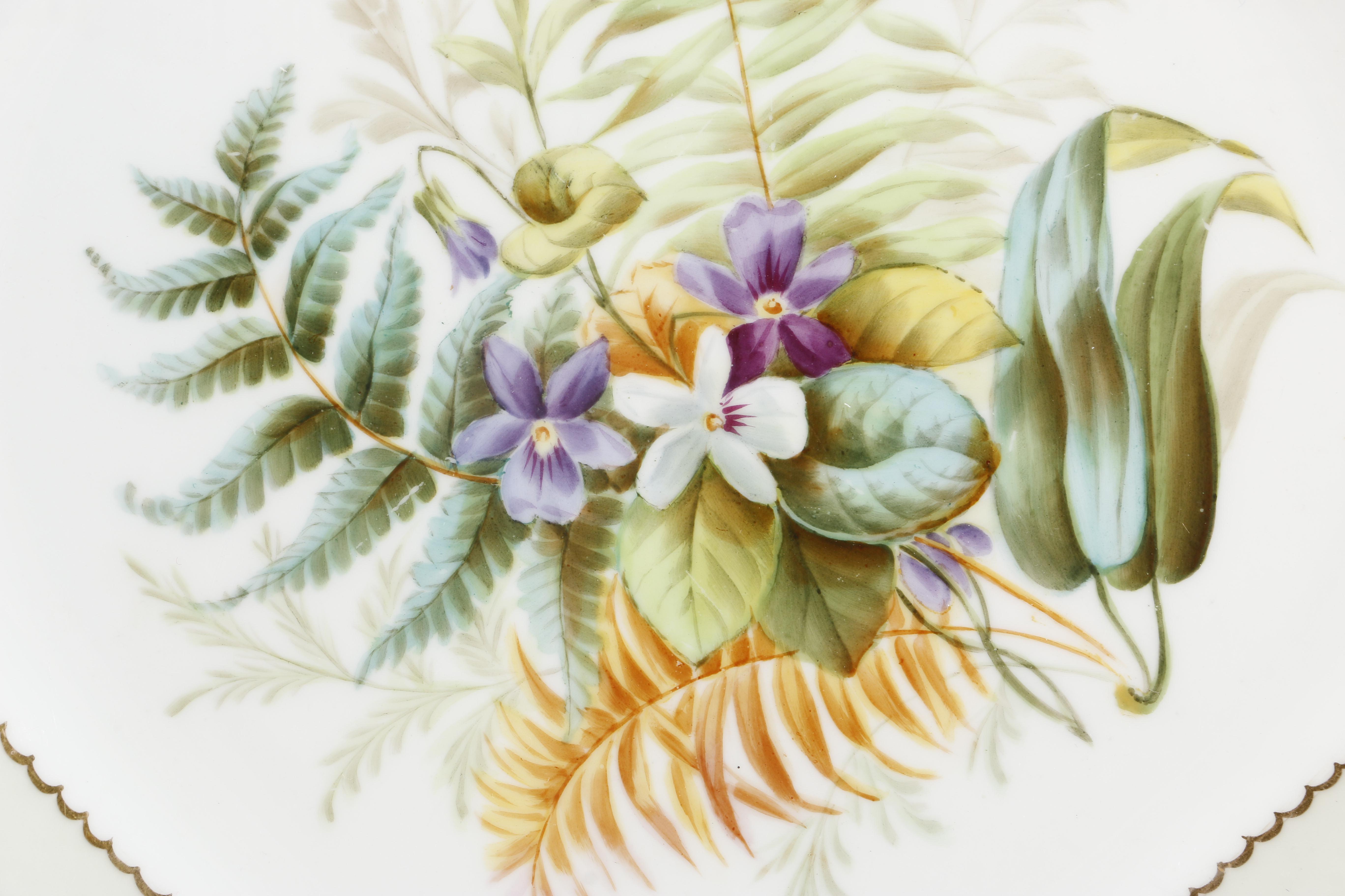 Porcelain Plates Featuring Bridgwood & Son