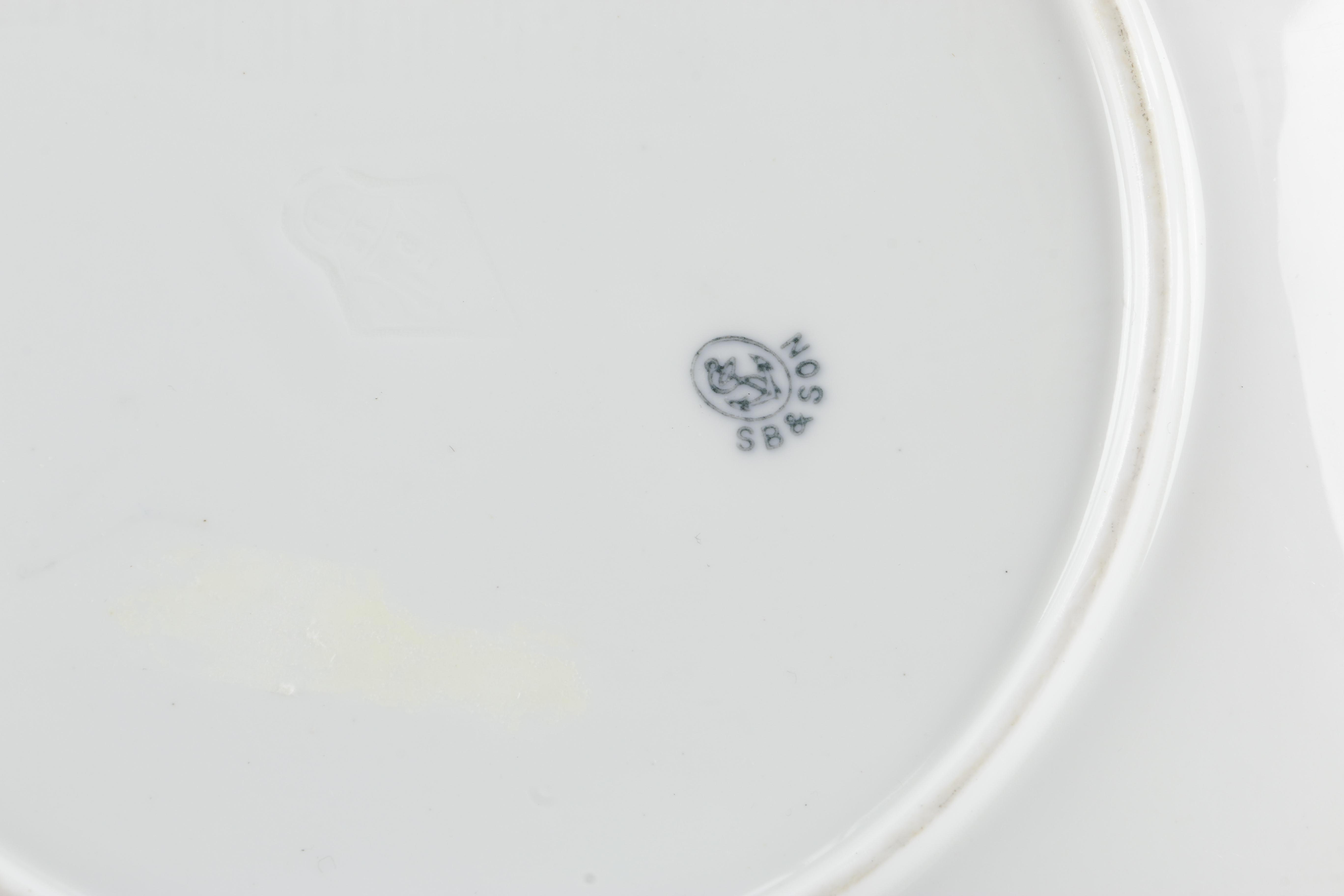 Porcelain Plates Featuring Bridgwood & Son
