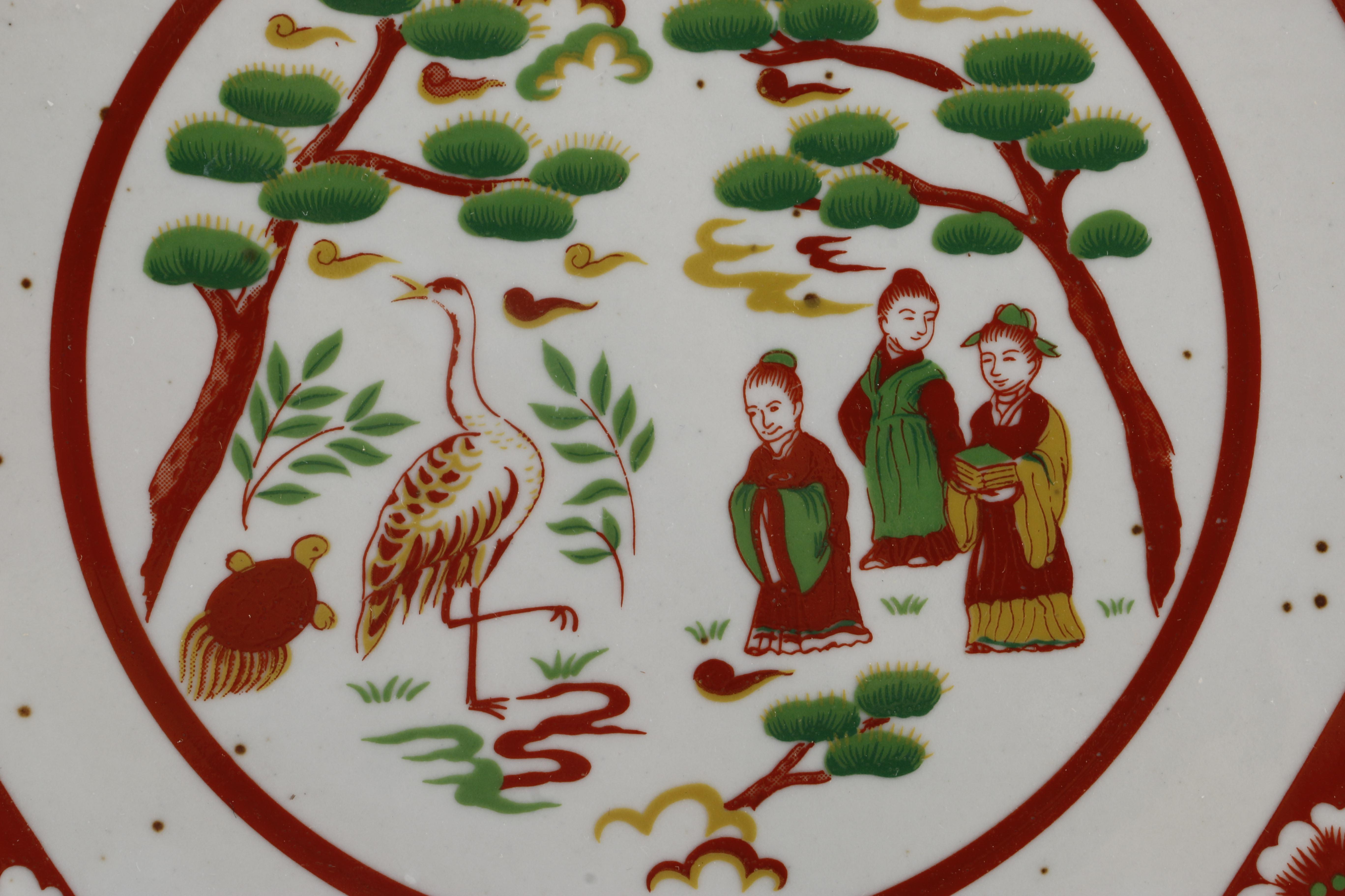 Porcelain Plates Featuring Bridgwood & Son