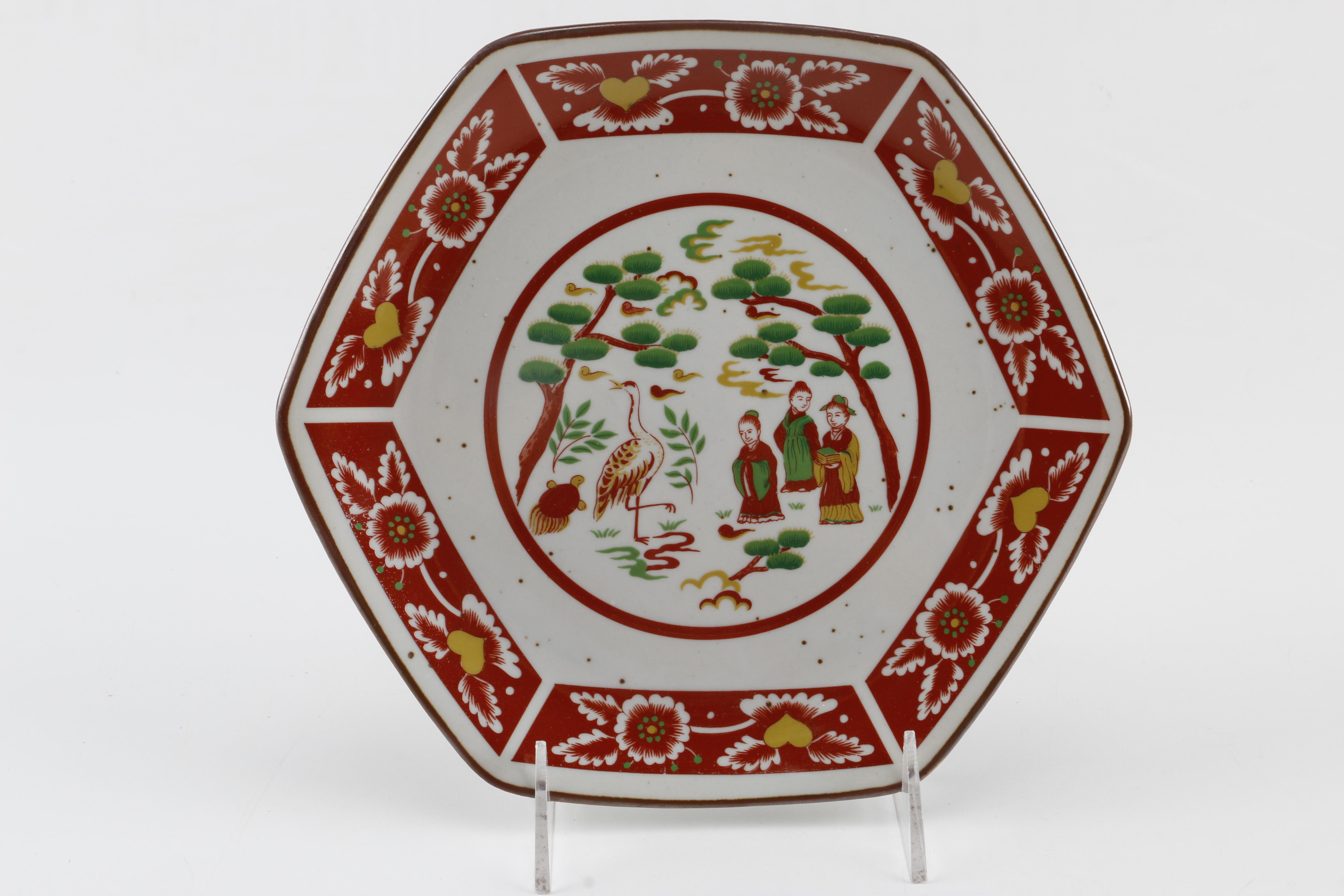 Porcelain Plates Featuring Bridgwood & Son