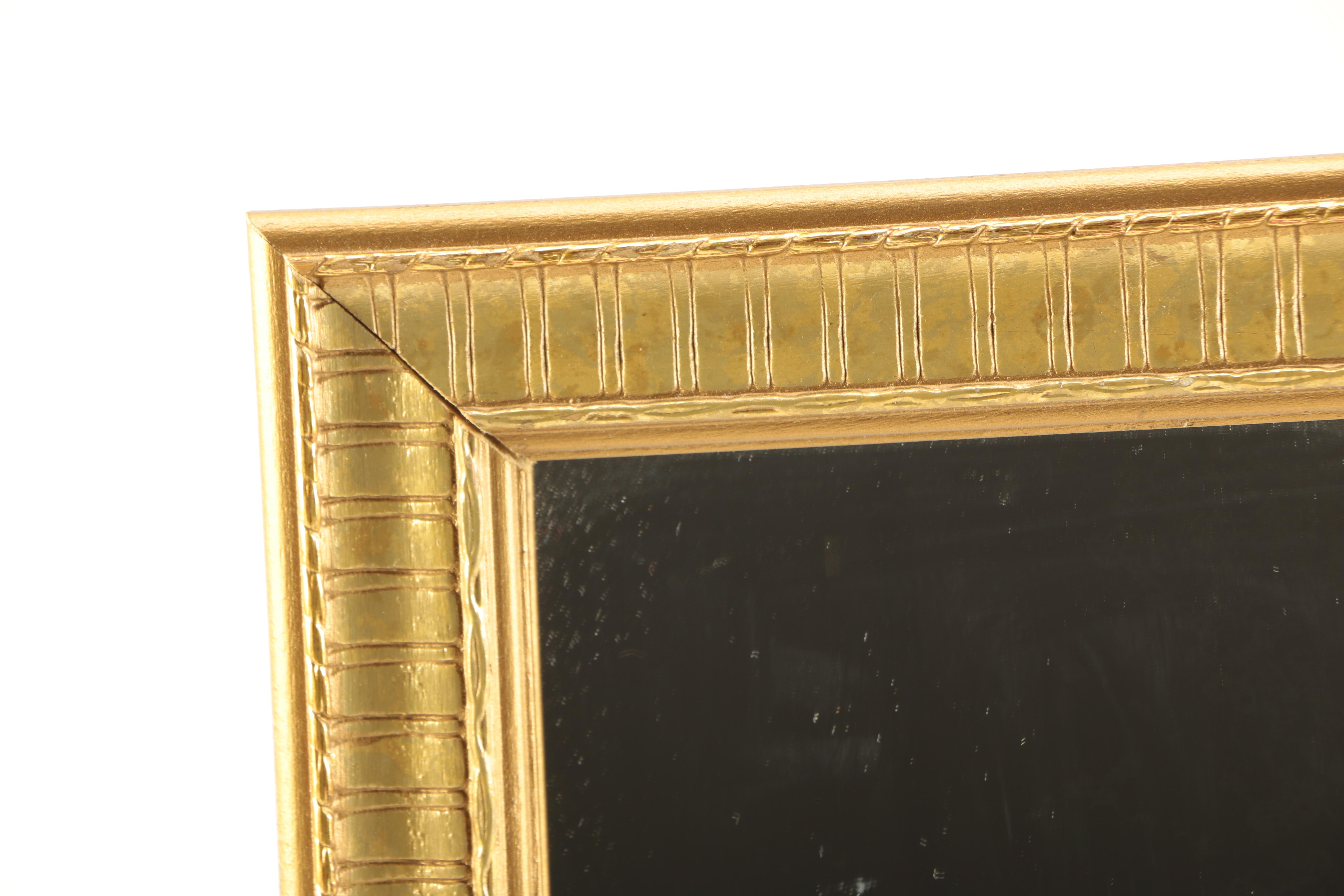 Gold-Tone Framed Mirror