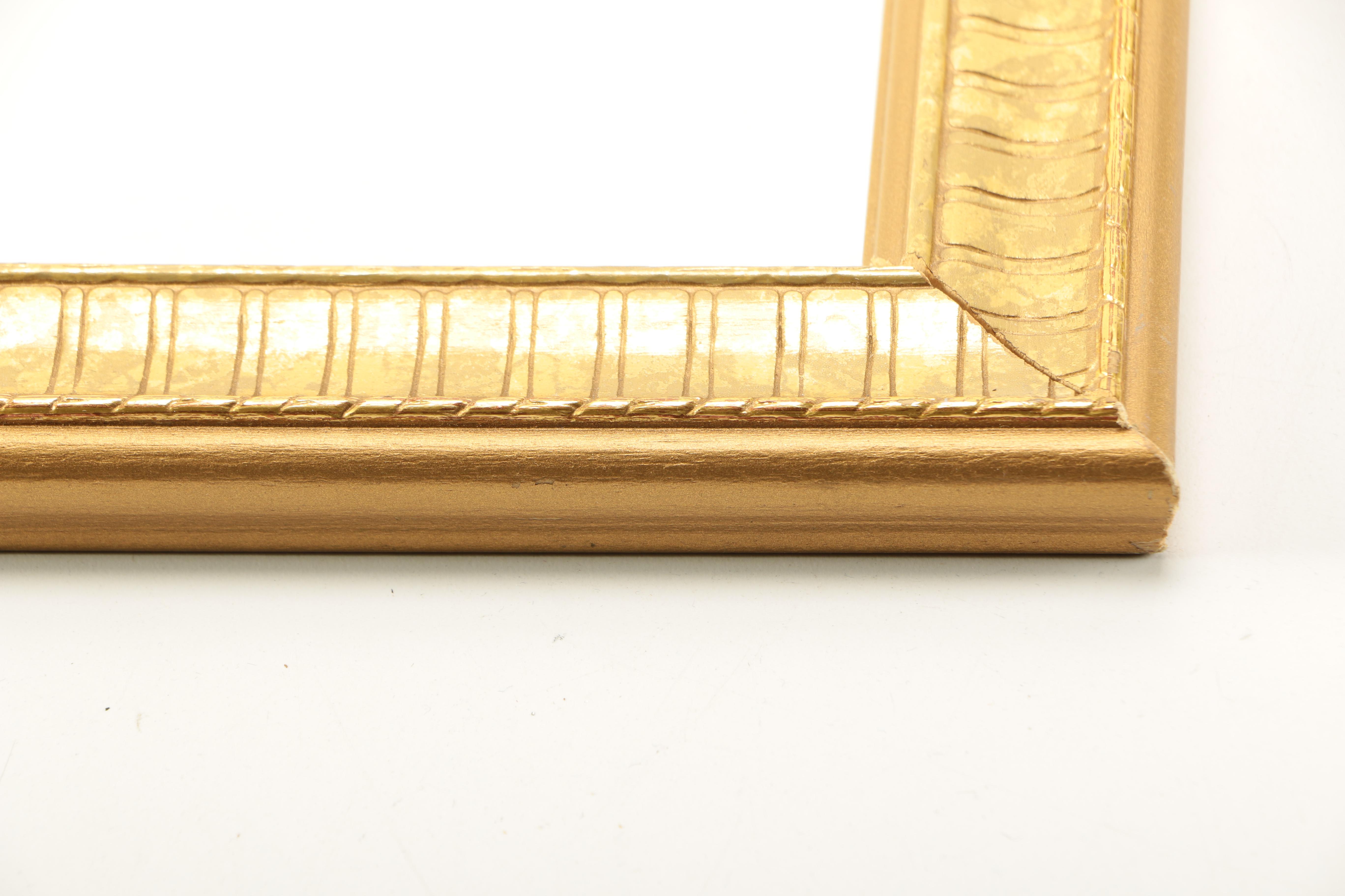 Gold-Tone Framed Mirror