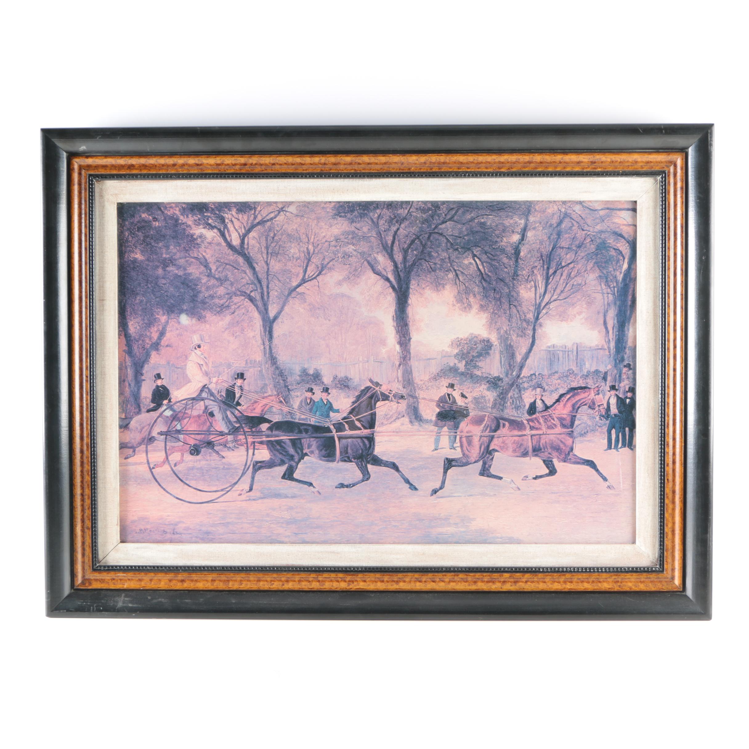 After J.F. Herring, Sr. Offset Lithograph "Gustavus And Tommy"