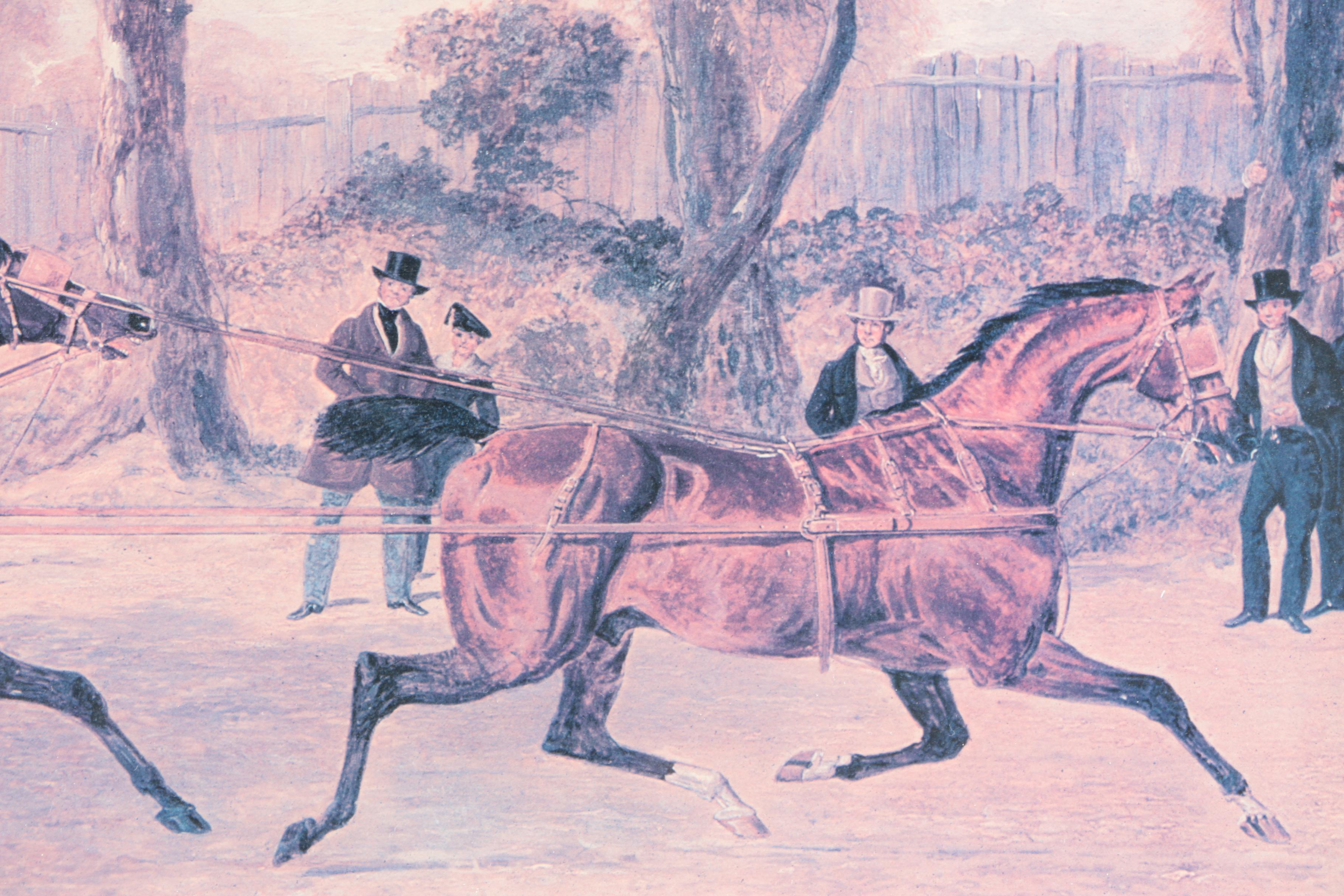 After J.F. Herring, Sr. Offset Lithograph "Gustavus And Tommy"