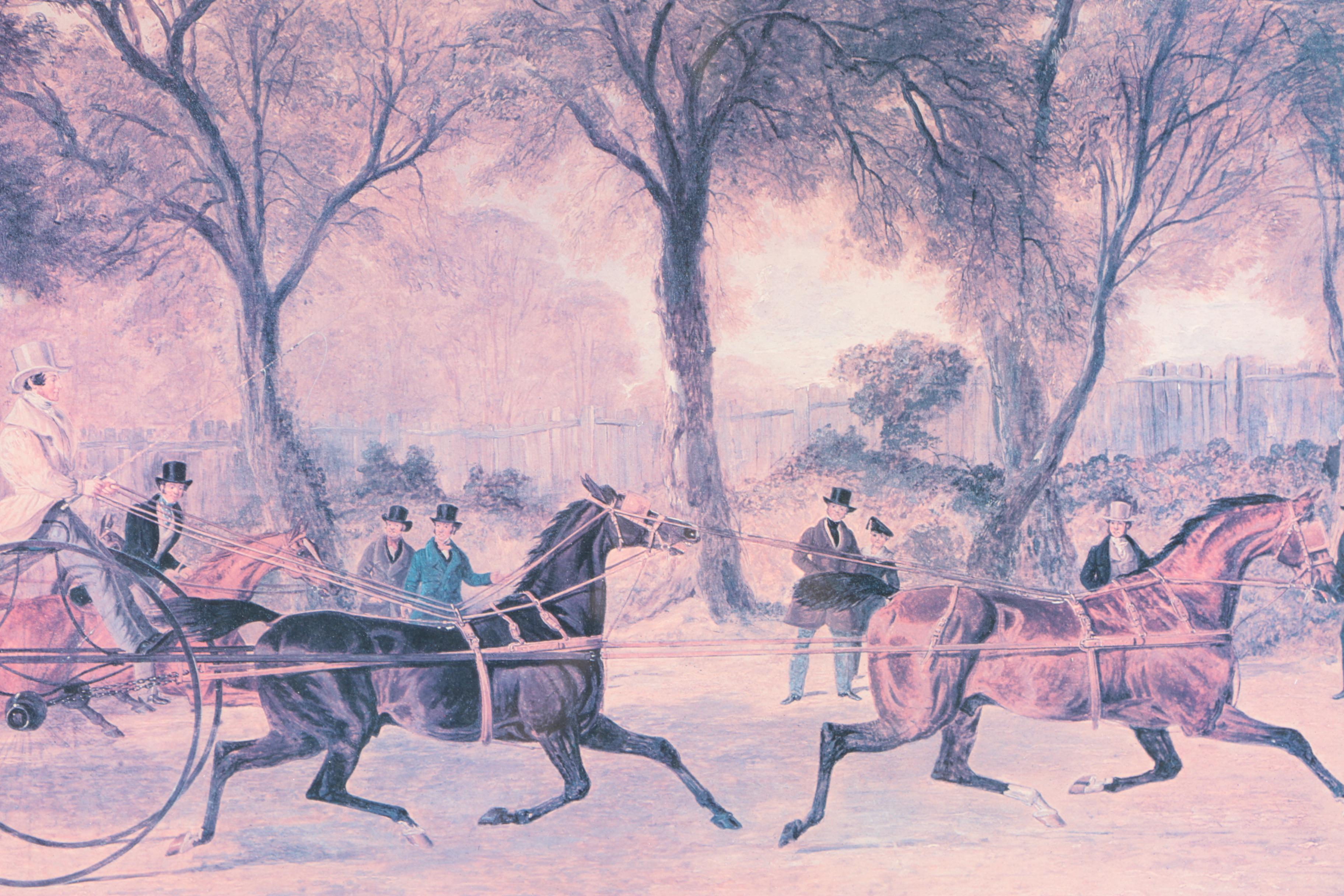 After J.F. Herring, Sr. Offset Lithograph "Gustavus And Tommy"
