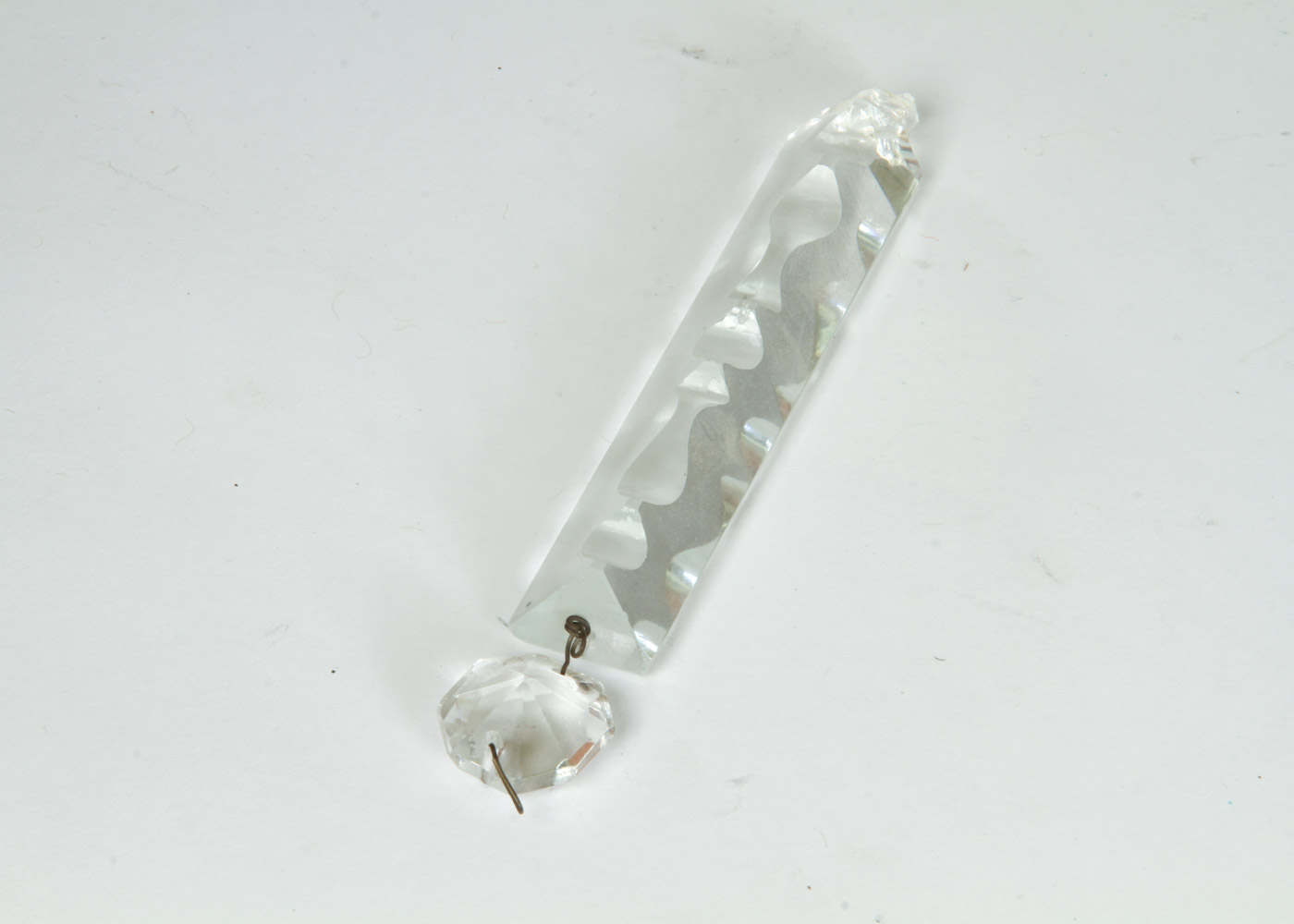 Vintage Cut Glass Table Lamp