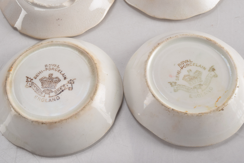Lusterware, German Porcelain, and Johnson Brothers China