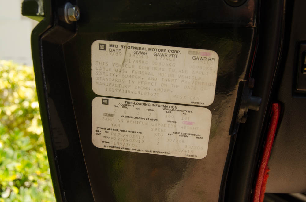 1990 Chevrolet Corvette Convertible