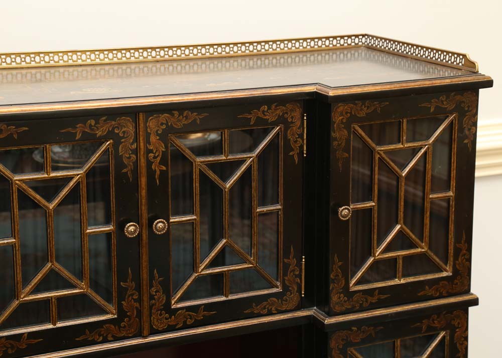 Maitland-Smith Hand Painted Asian Inspired Buffet
