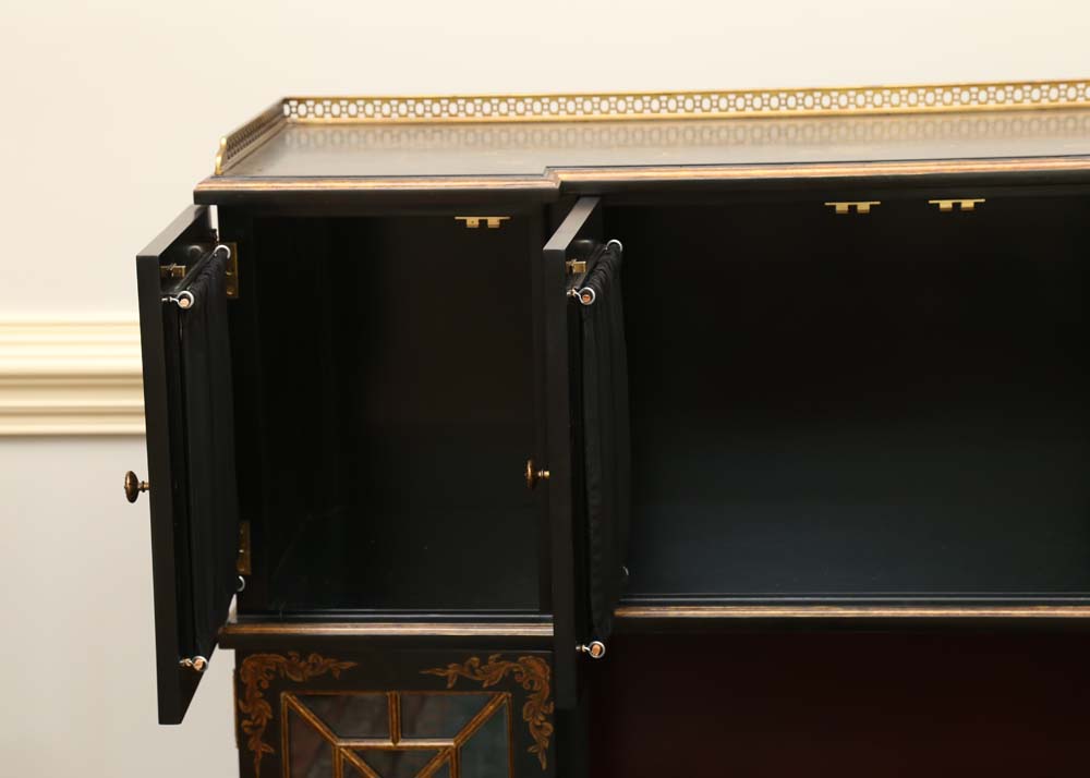 Maitland-Smith Hand Painted Asian Inspired Buffet