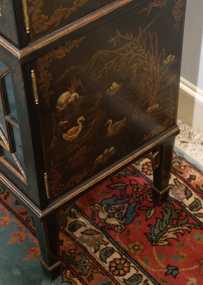 Maitland-Smith Hand Painted Asian Inspired Buffet