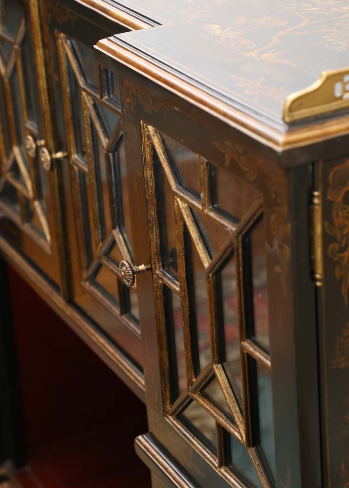 Maitland-Smith Hand Painted Asian Inspired Buffet