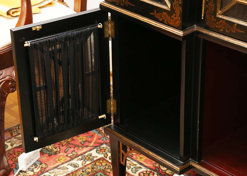 Maitland-Smith Hand Painted Asian Inspired Buffet