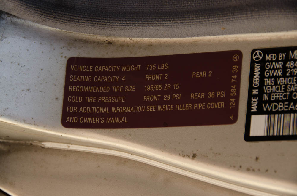 1993 Mercedes-Benz 300-Class Convertible Coupe