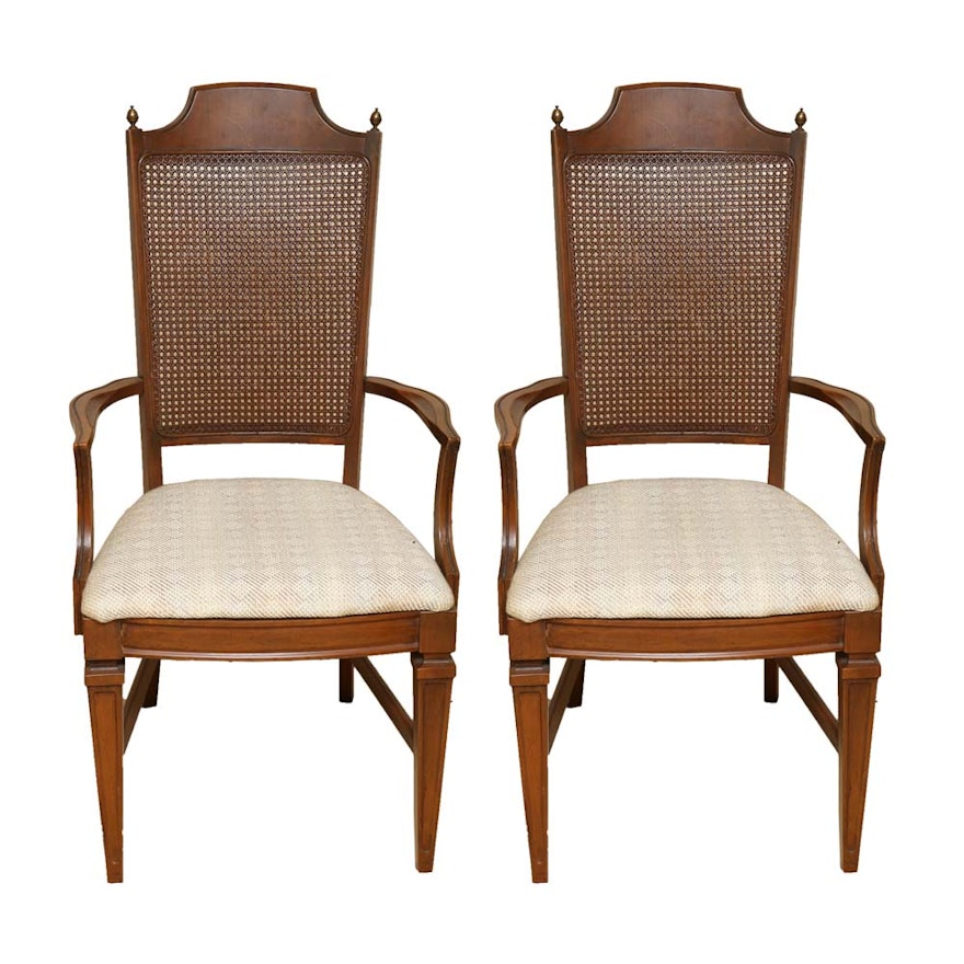 Cane Back Accent Chairs