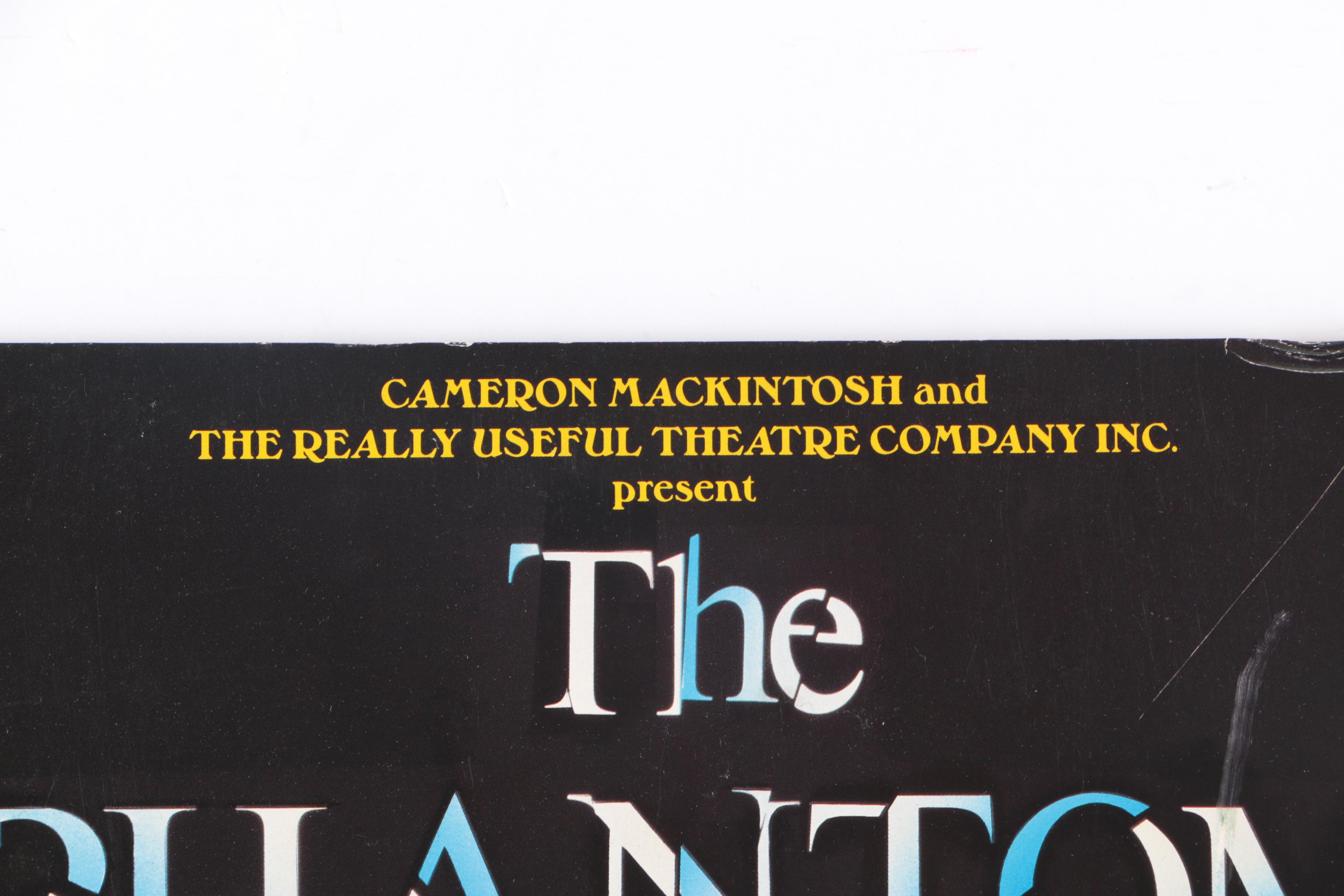 Offset Lithograph Posters "Miss Saigon" and "Phantom of the Opera"