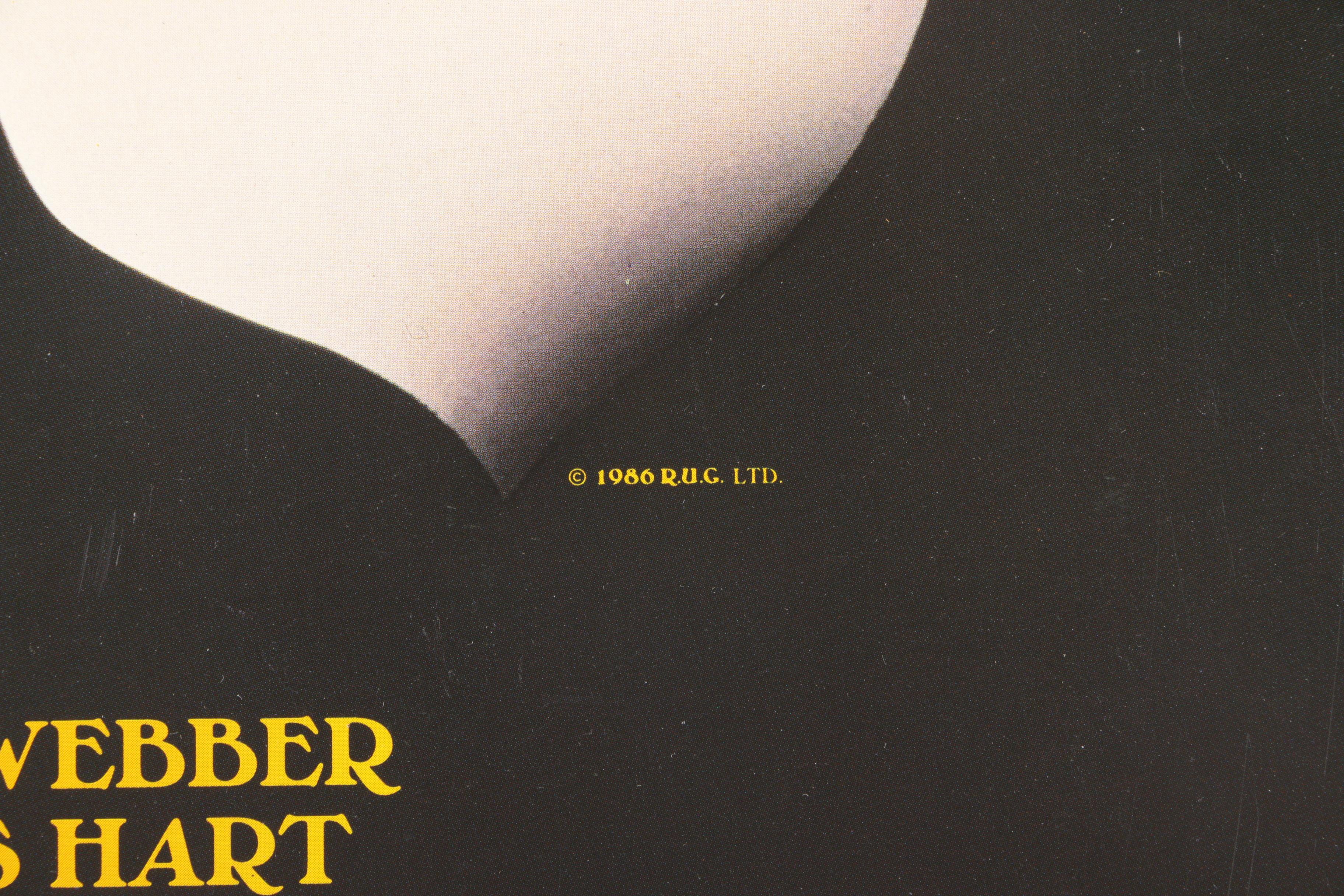 Offset Lithograph Posters "Miss Saigon" and "Phantom of the Opera"