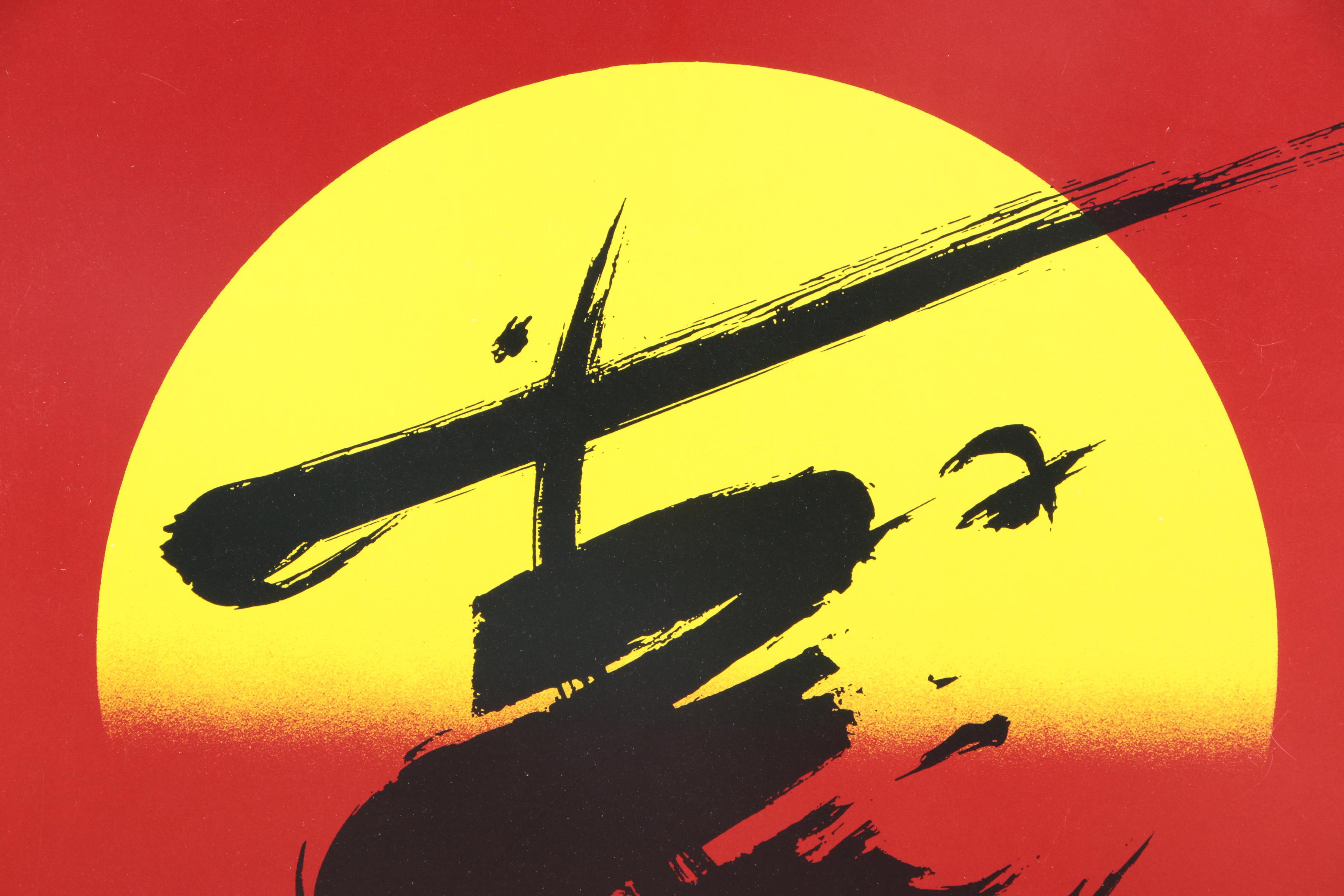 Offset Lithograph Posters "Miss Saigon" and "Phantom of the Opera"