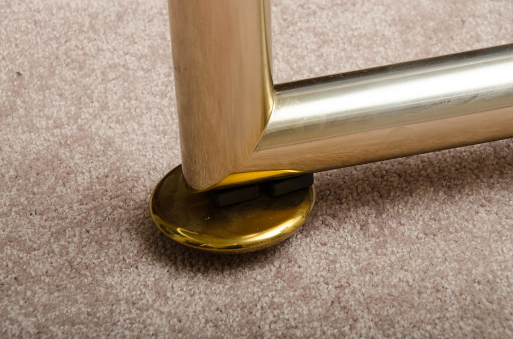 1980s Modern Rotating Glass Top Coffee Table by Rolf Benz