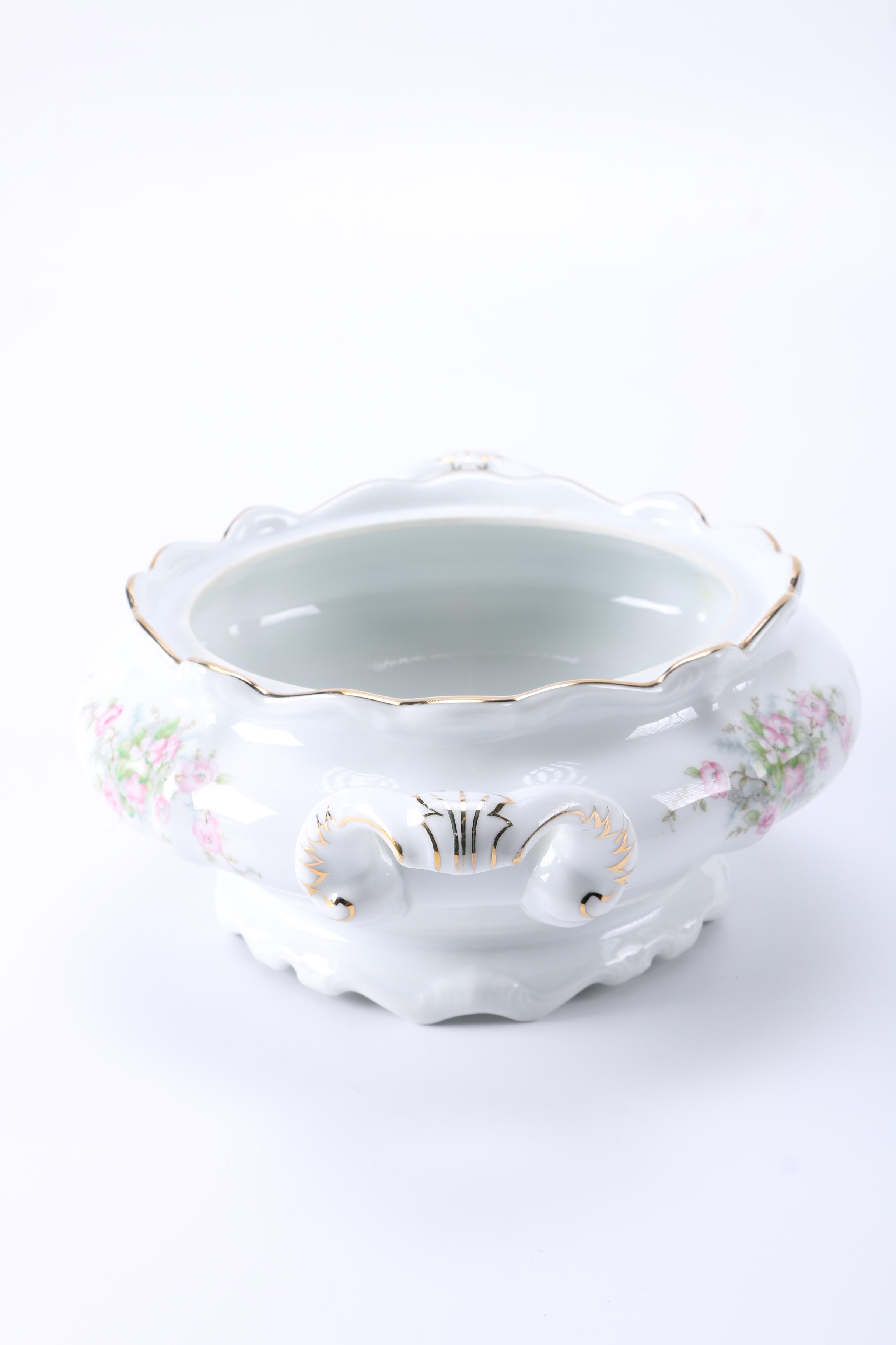 Theodore Haviland Limoges, Johann Haviland Bavaria Porcelain Covered Dishes