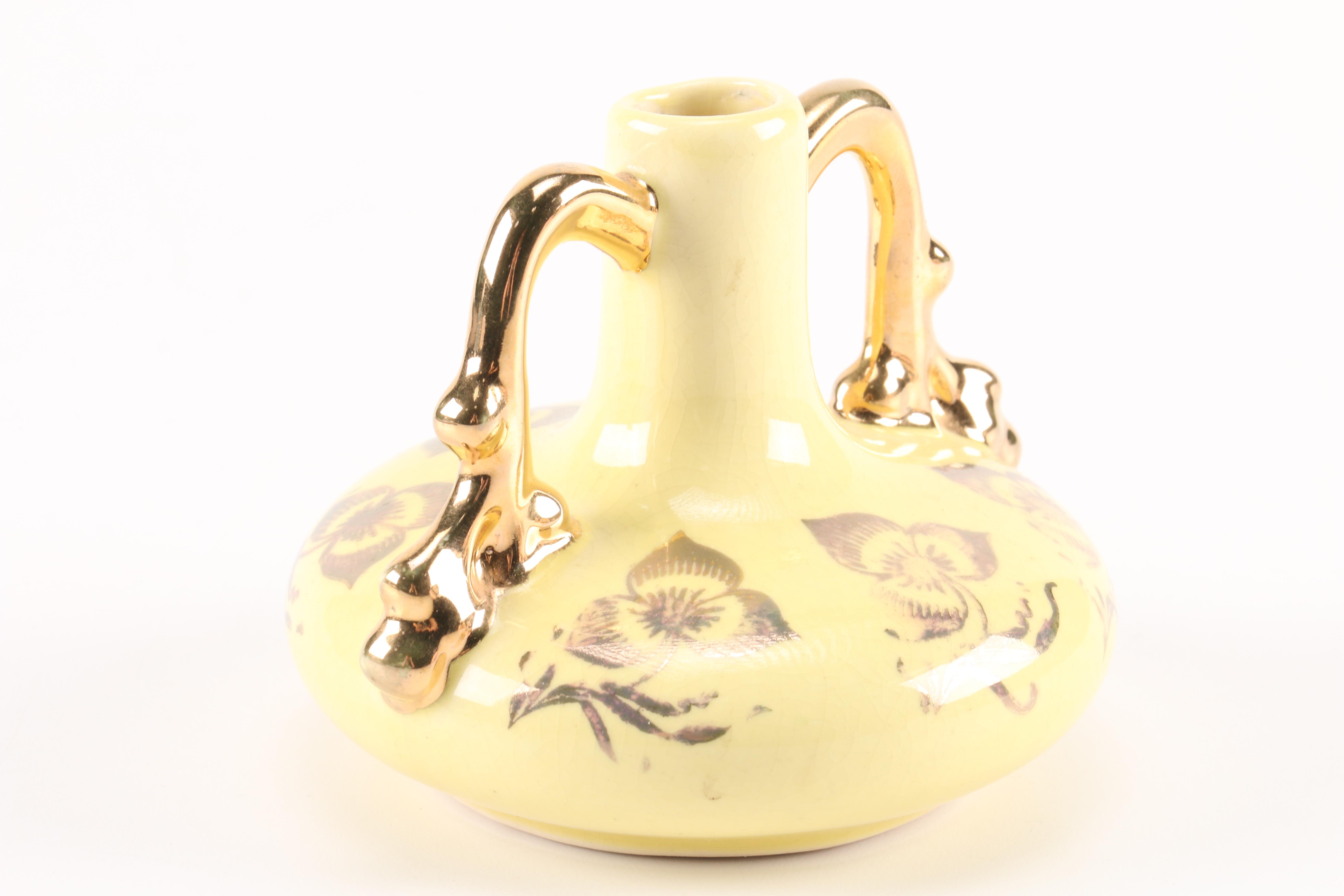 Vintage Ceramic Serviceware With Floral Motifs