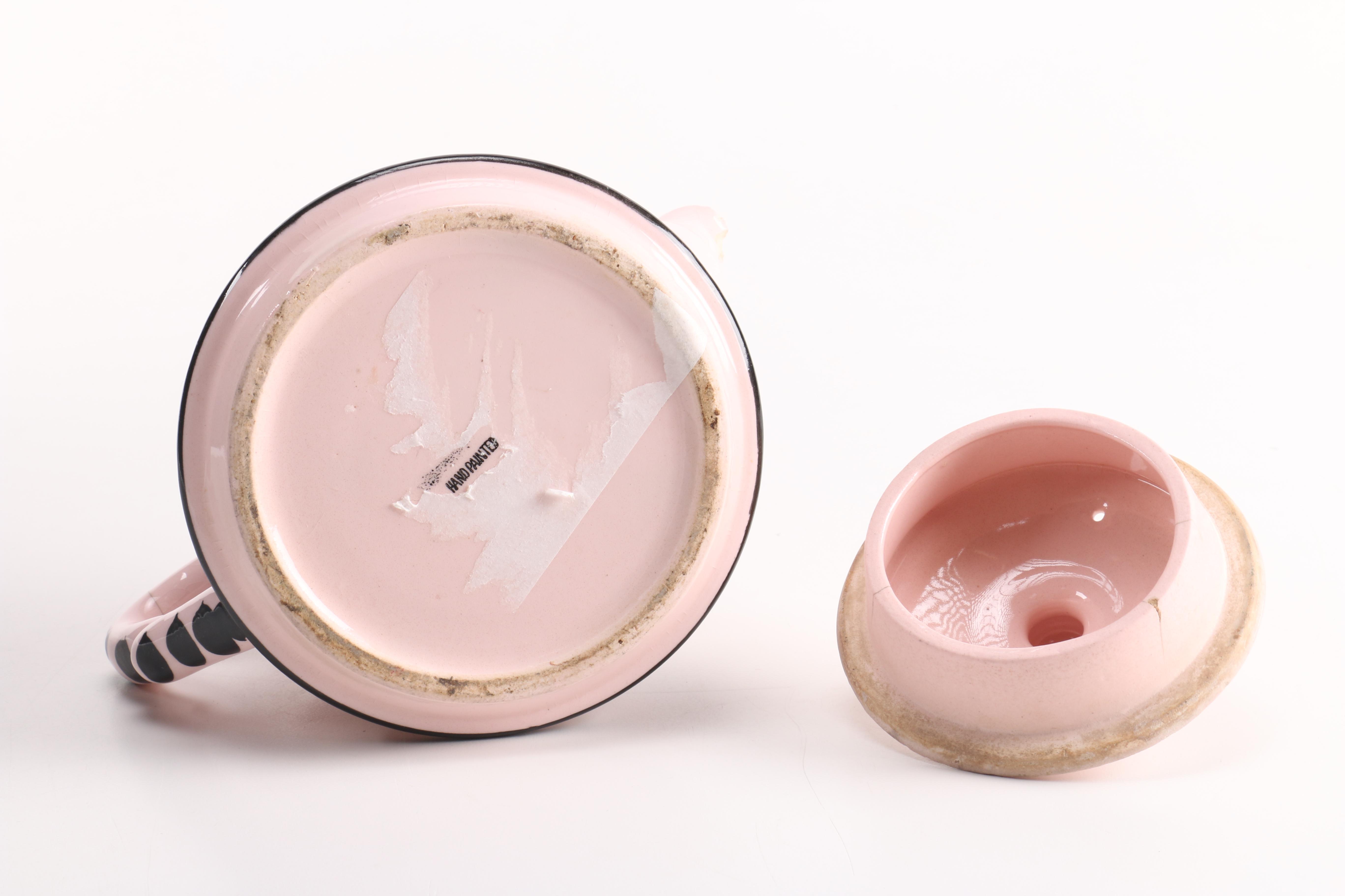 Vintage Ceramic Serviceware With Floral Motifs