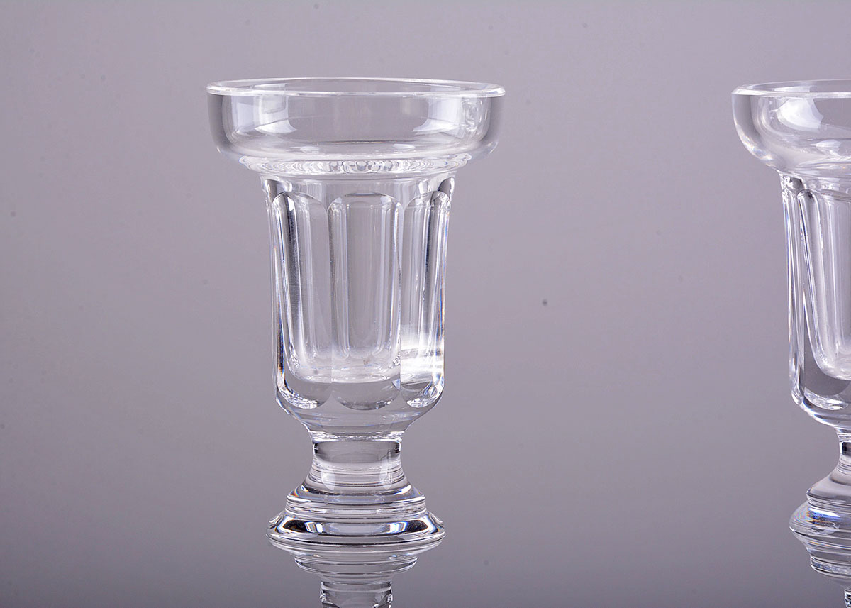 Waterford Crystal Candlesticks and Crystal Bud Vases