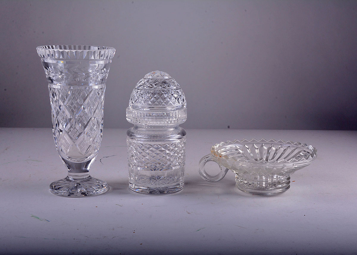 Assorted Tableware Including Waterford Crystal