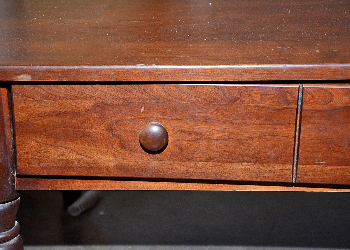 Vintage Cherry Drop-Leaf Coffee Table