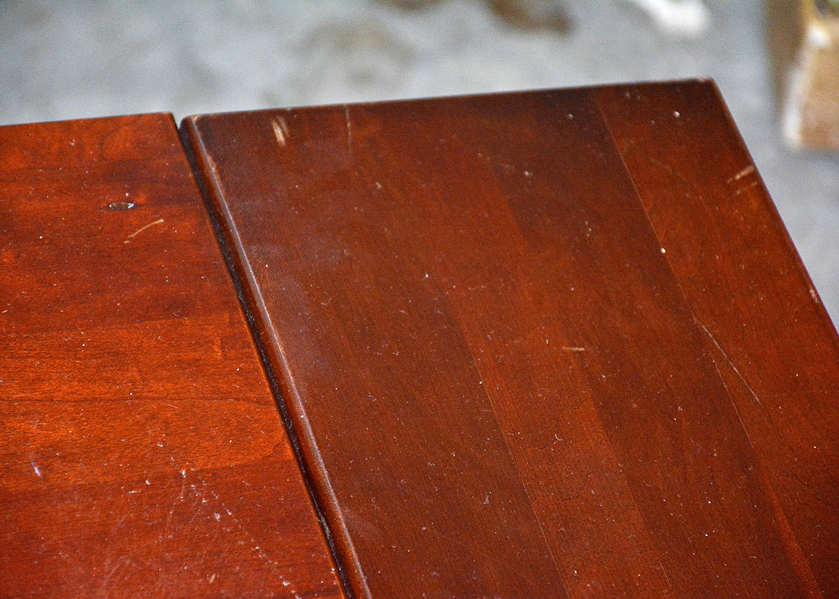 Vintage Cherry Drop-Leaf Coffee Table