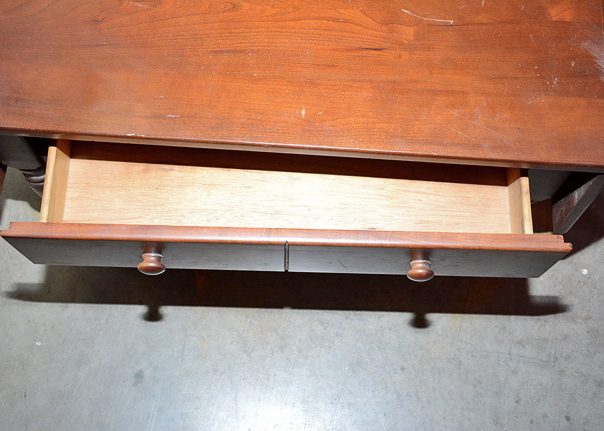 Vintage Cherry Drop-Leaf Coffee Table