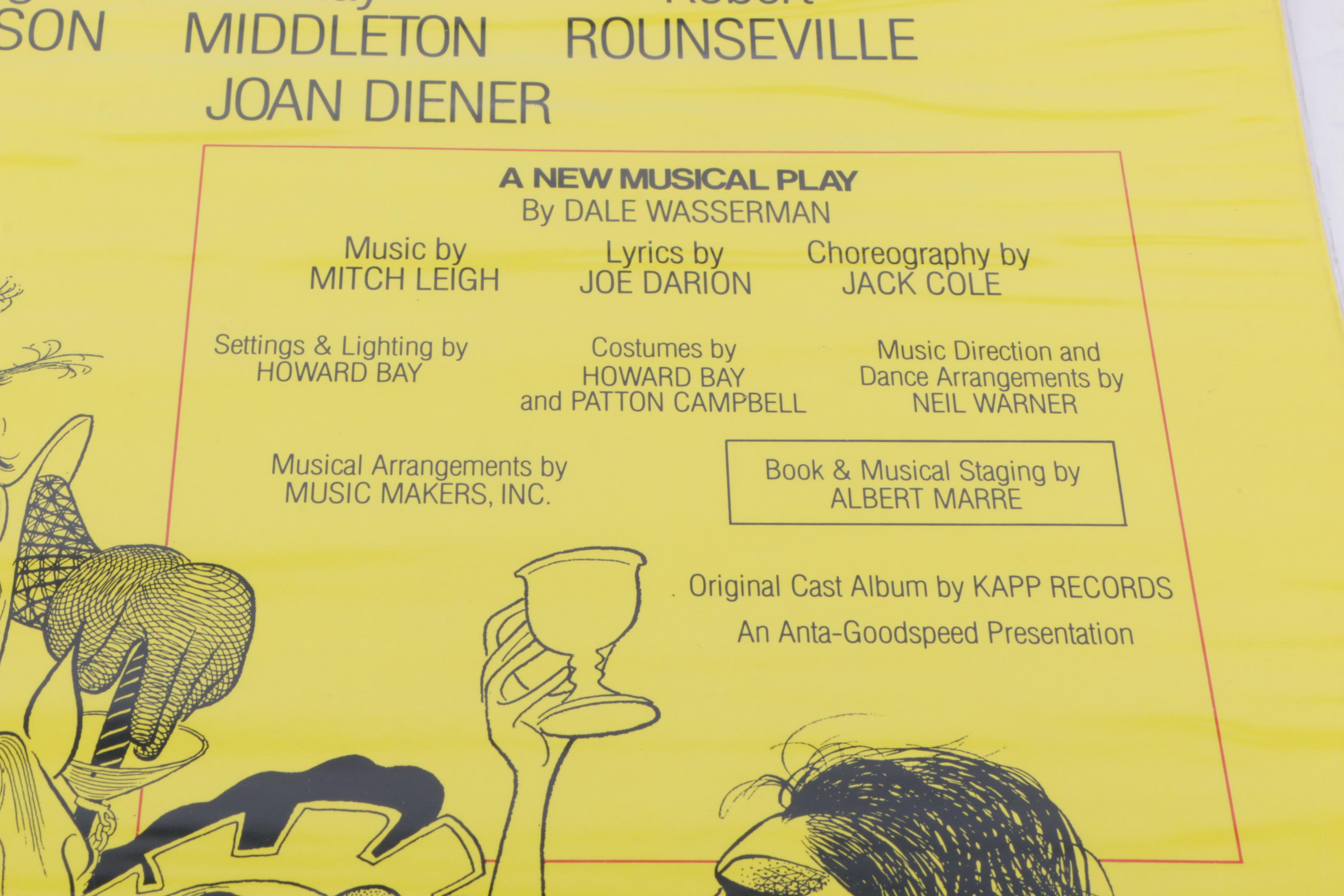 First Edition "Man of La Mancha" Broadway Poster