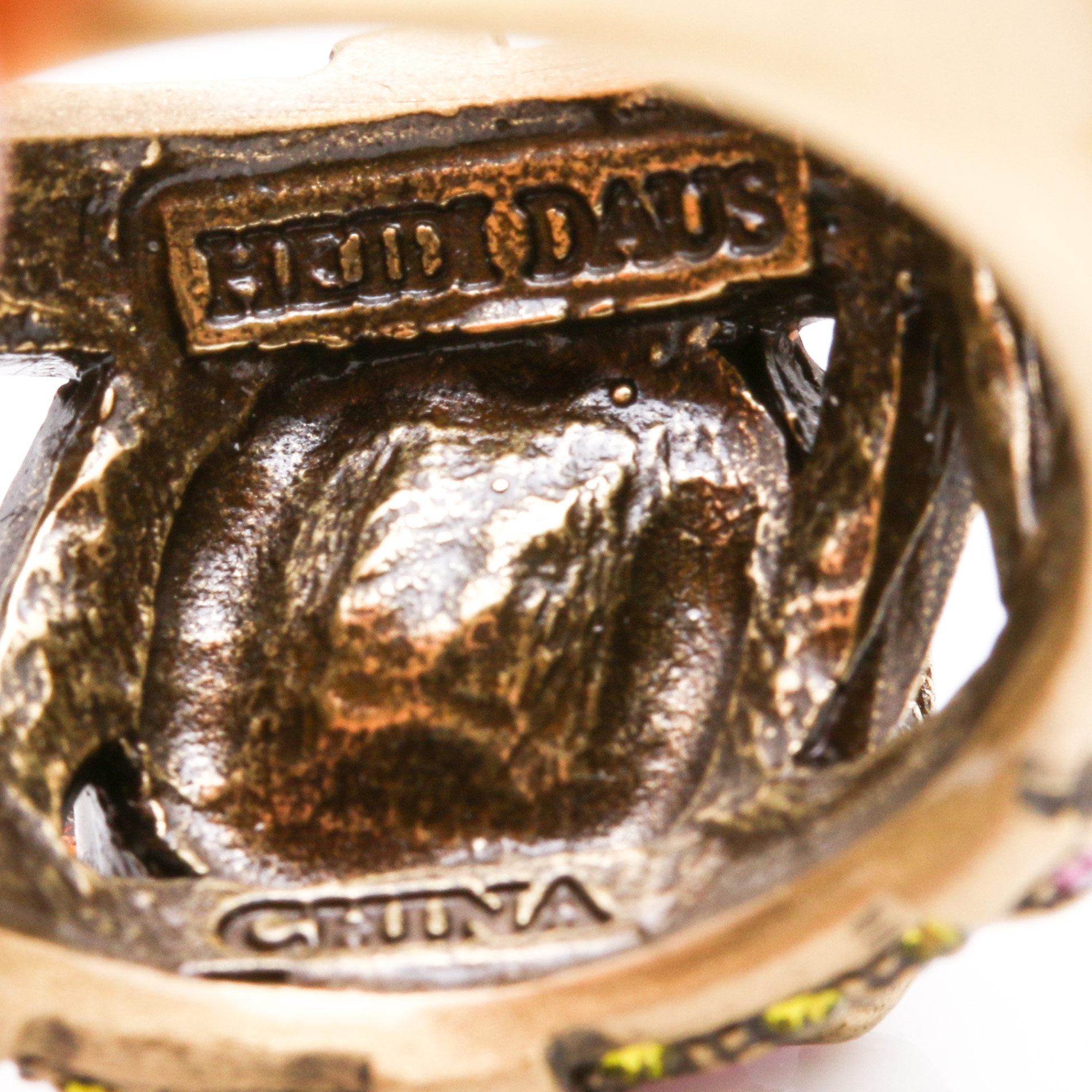 Heidi Daus Gold Tone Cocktail Rings