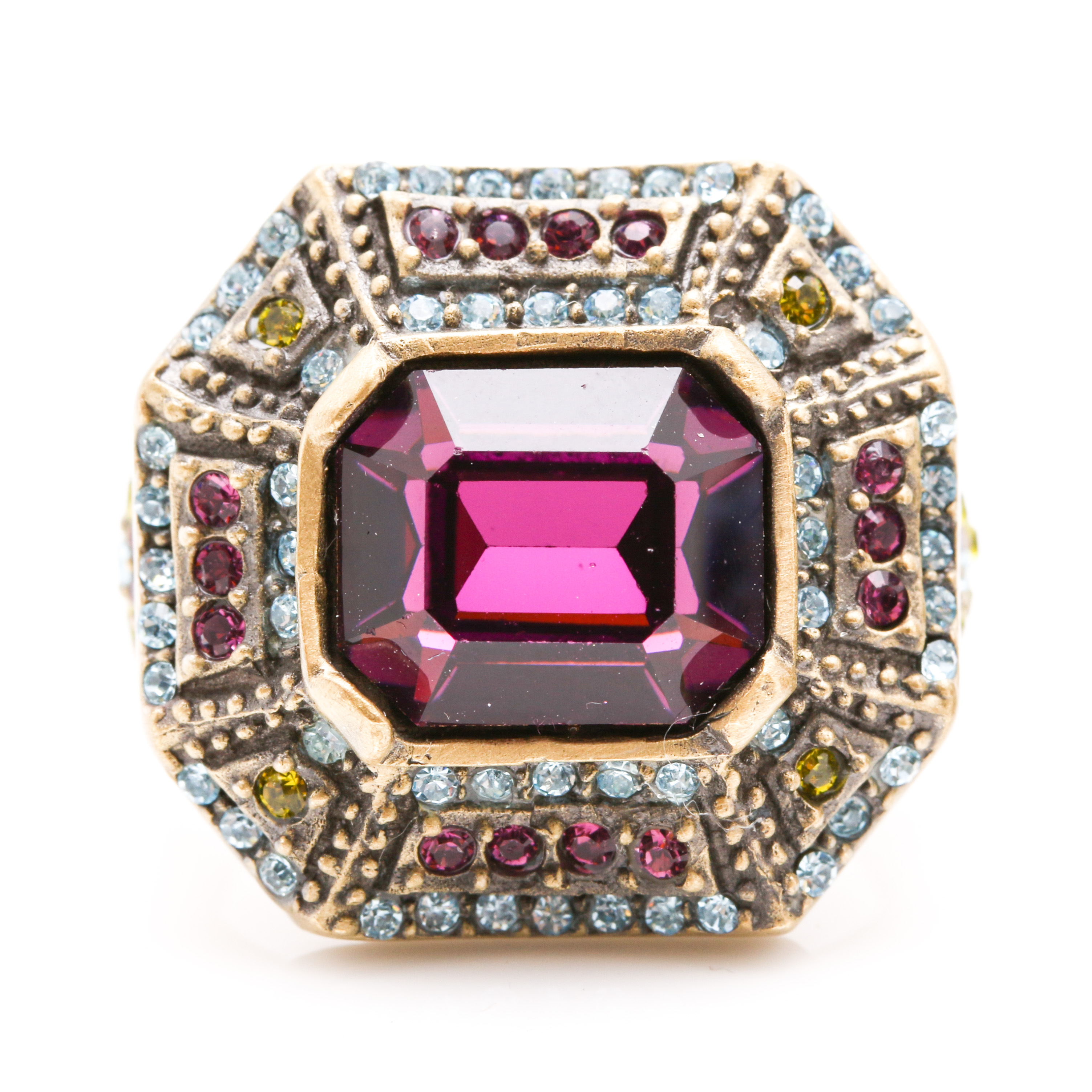 Heidi Daus Gold Tone Cocktail Rings