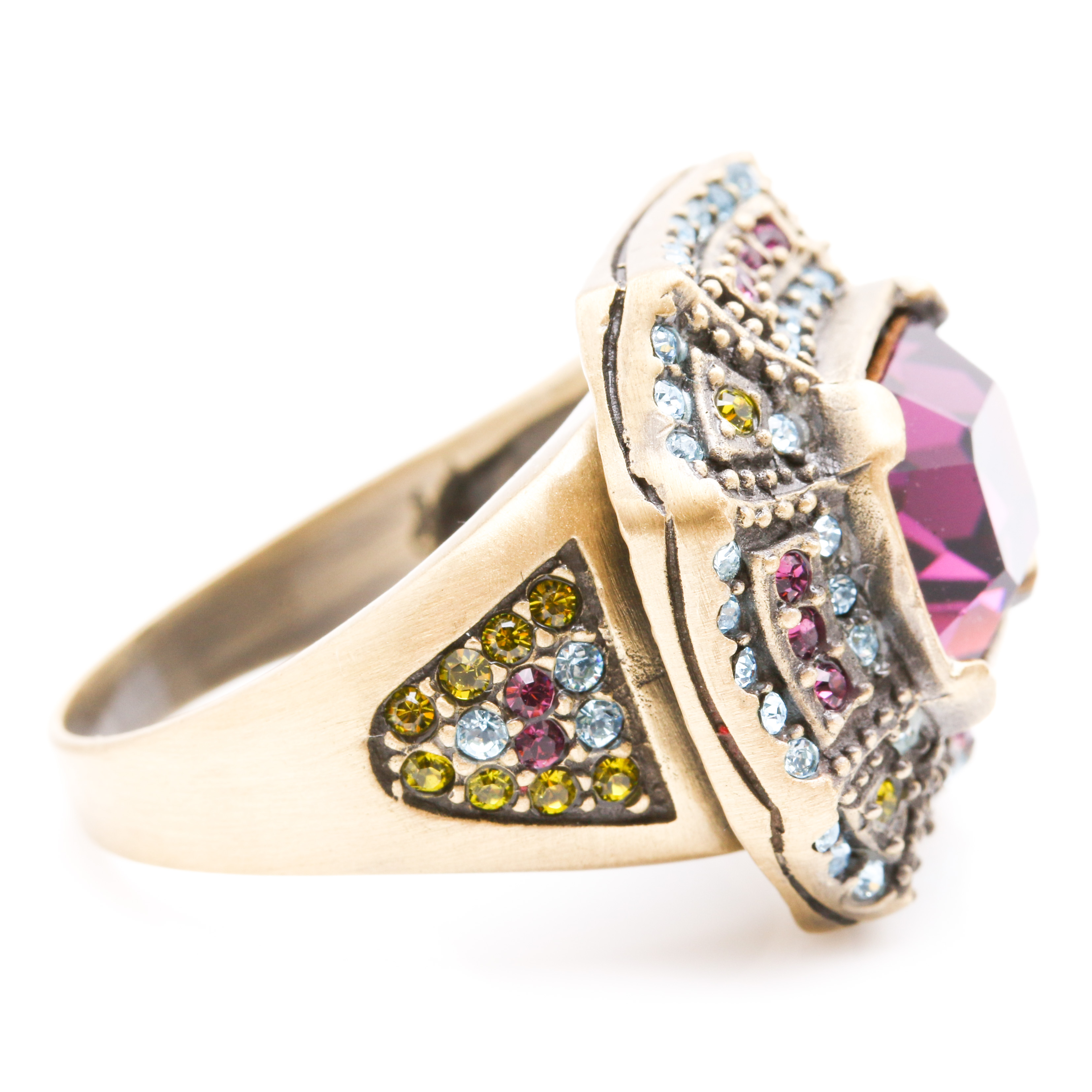 Heidi Daus Gold Tone Cocktail Rings