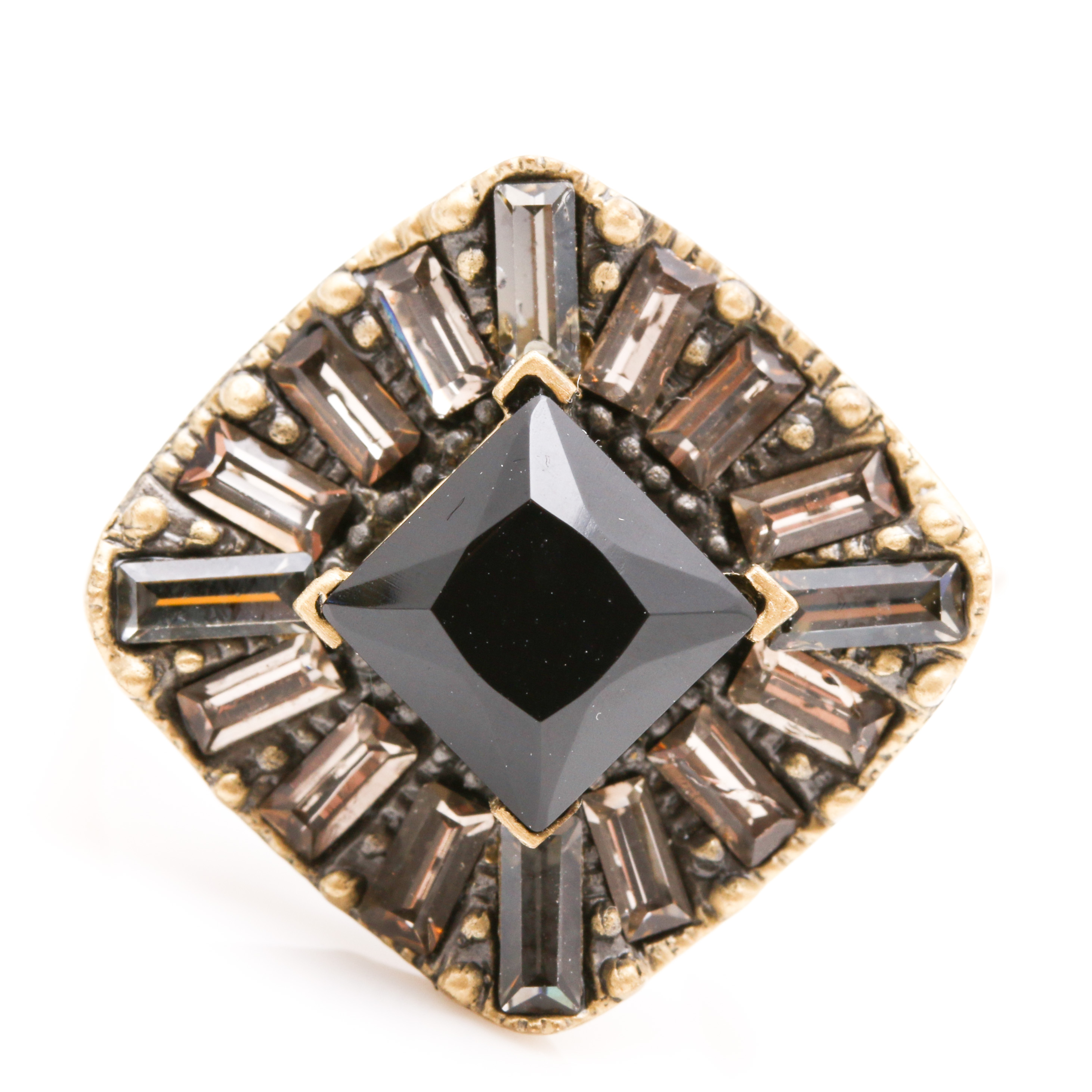 Heidi Daus Gold Tone Cocktail Rings