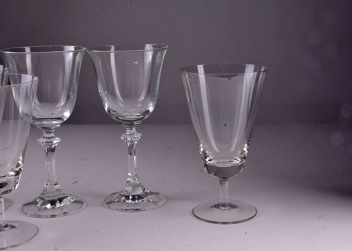 Assortment of Rosenthal Crystal Stemware